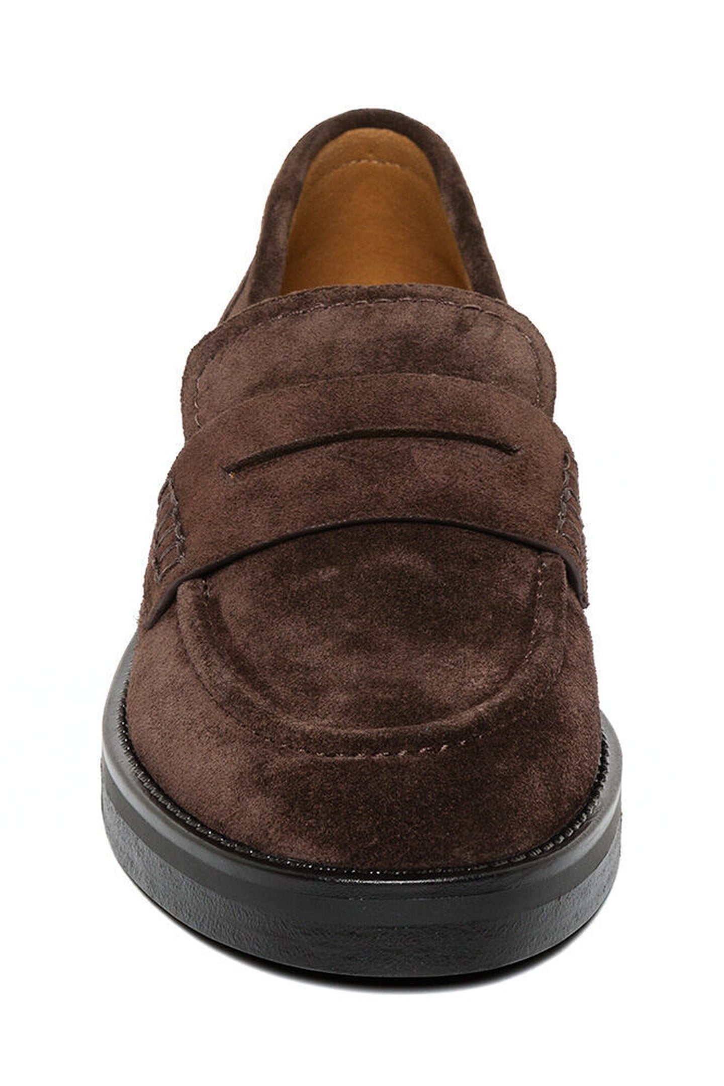 JEANN FLAT SHOES BROWN SUEDE 3