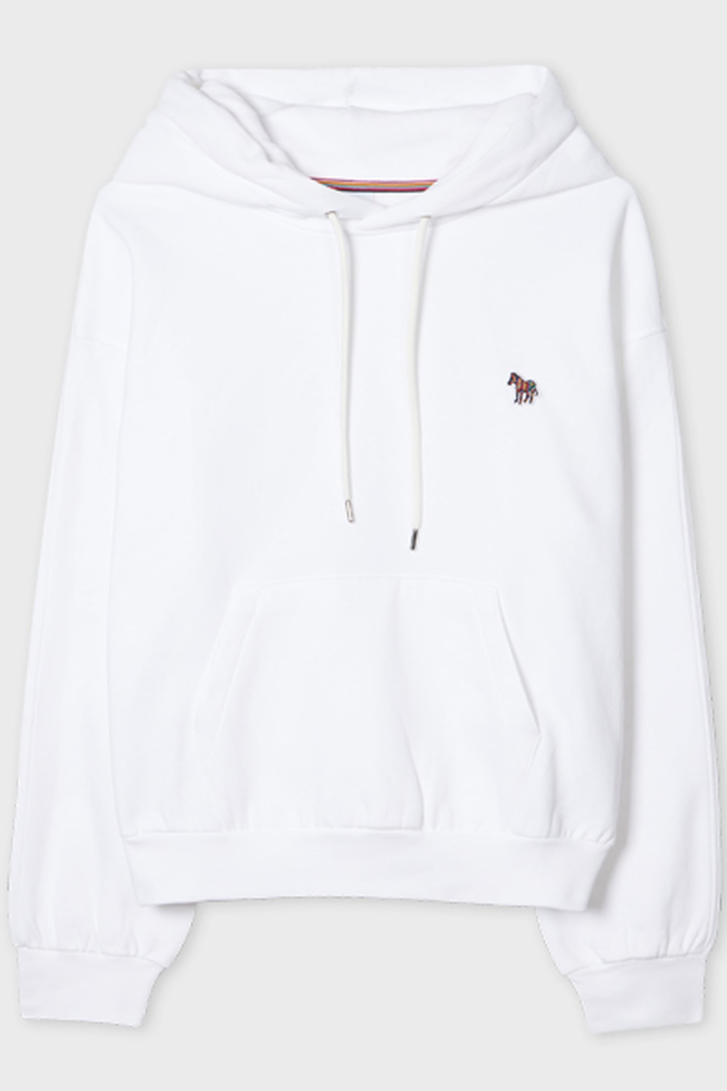WOMENS ZEBRA HOODY WHITE 3