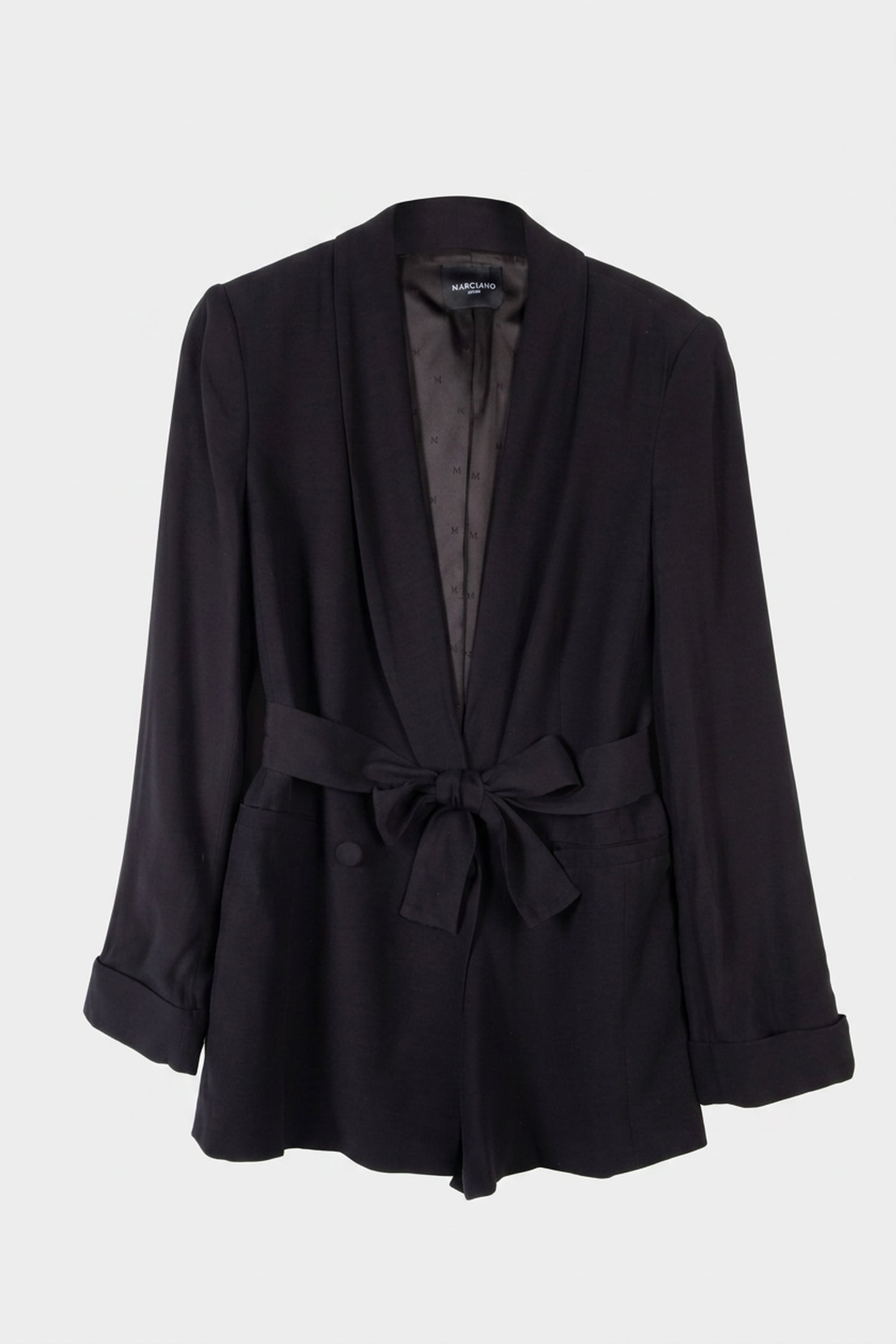 AMY BELTED BLAZER JET BLACK A996 3
