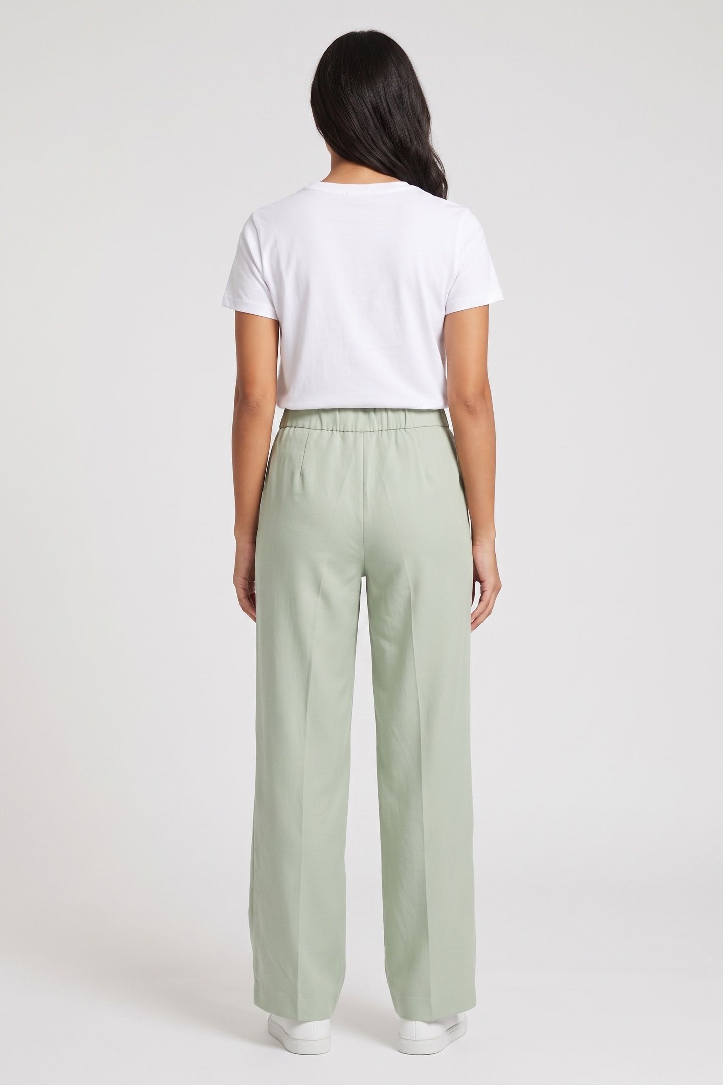 PA NATHALIA LINEN TROUSERS GREEN 2