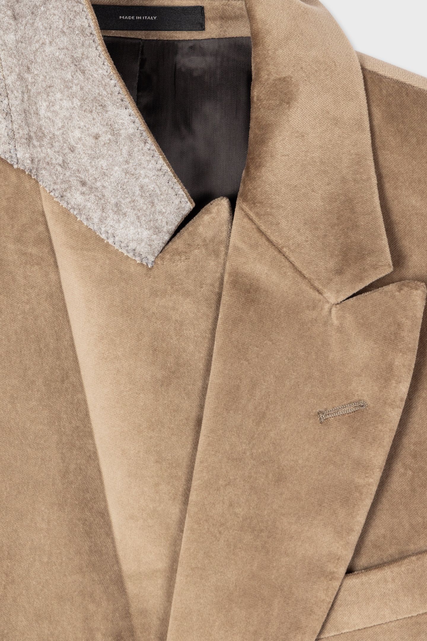 MENS 2 BUTTON JACKET KHAKI 3
