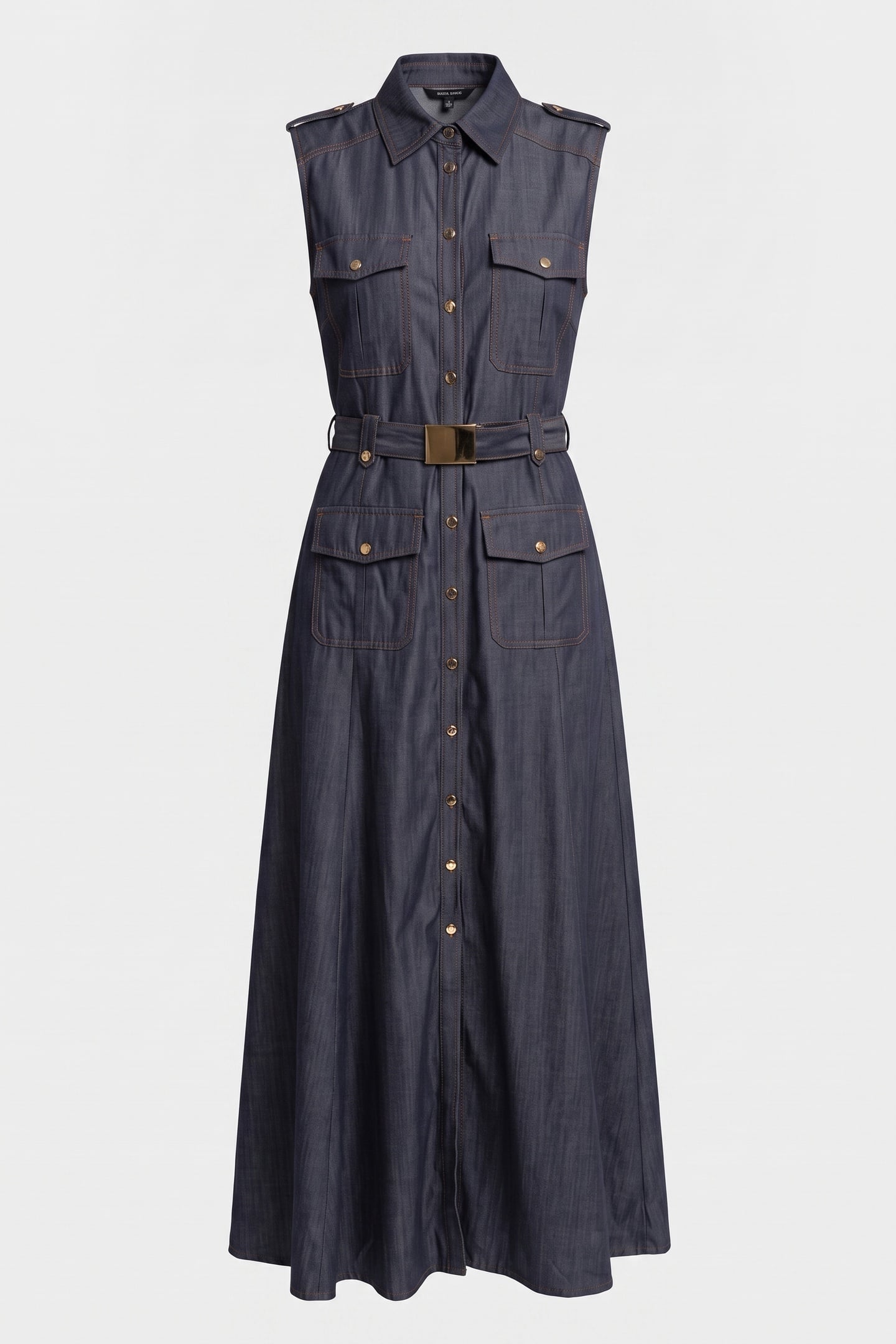 CARLA LONG SL DRESS DARK BLUE 4