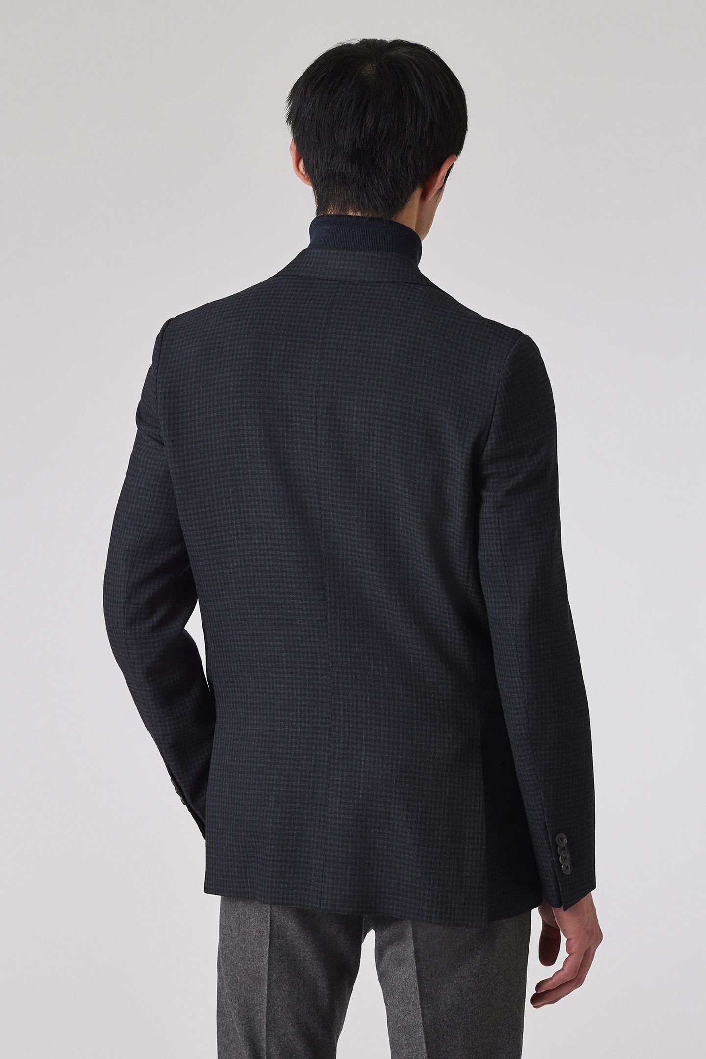 MENS TAILORED FIT 2 BUTTON JACKET VERY DARK NAVY 5