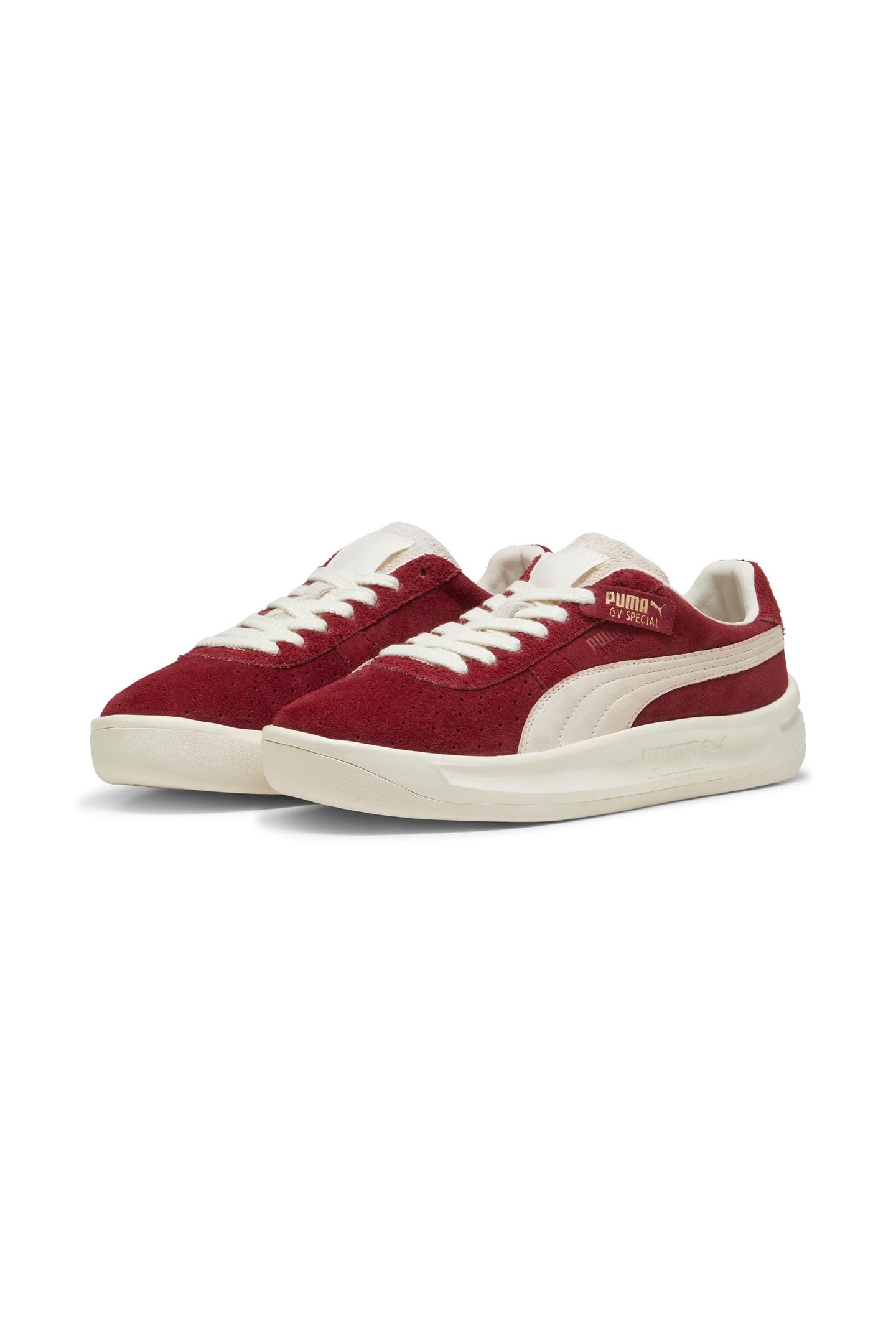 UNISEX GV SPECIAL SUEDE INTENSE RED-FROSTED IVORY 3