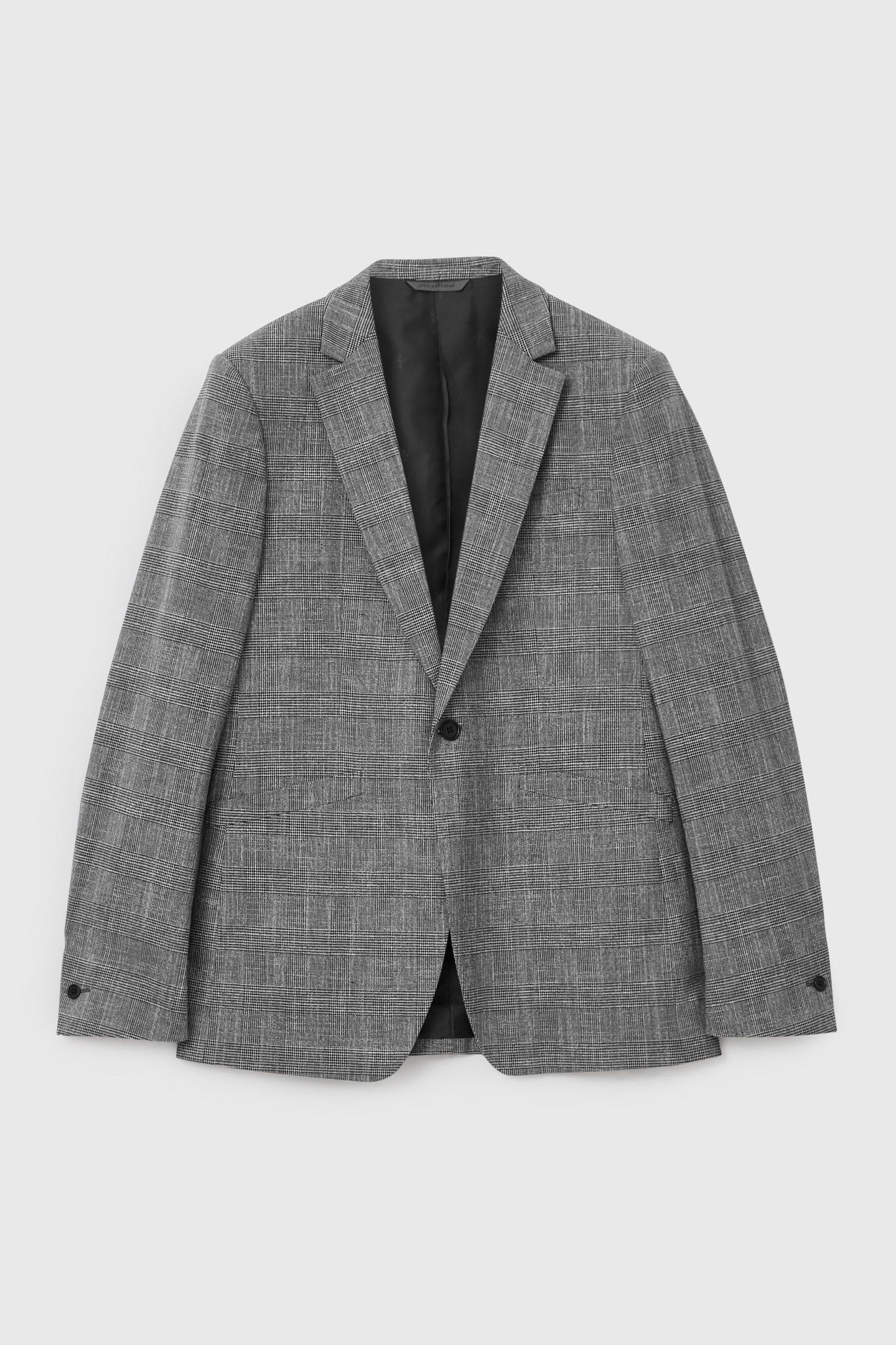 MONTI JACKET - AUSTIN FIT - ONE BUTTON N BLACK WHITE 3