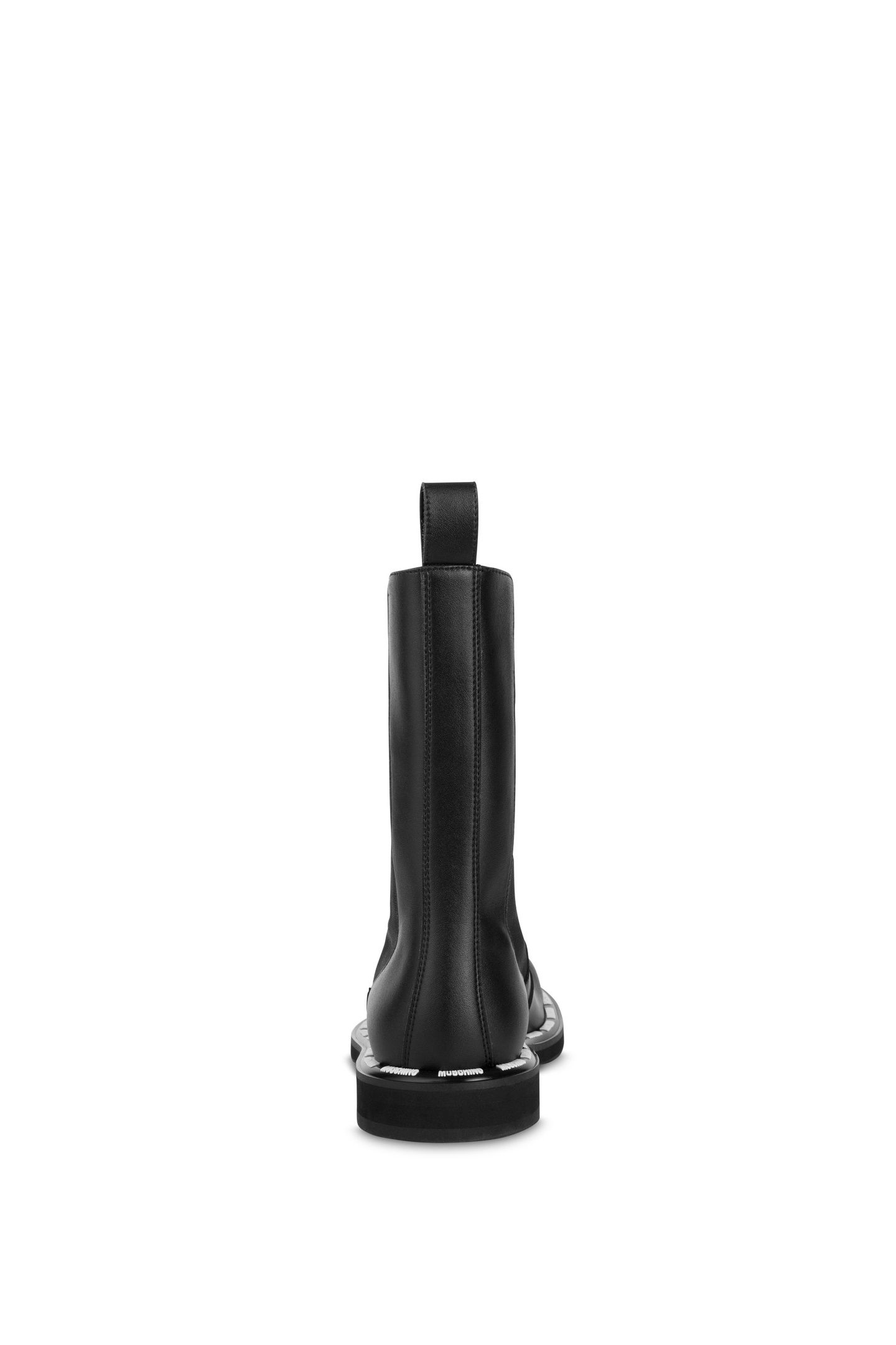 CHELSEA BOOTS MOSCHINO LABEL BLACK 3