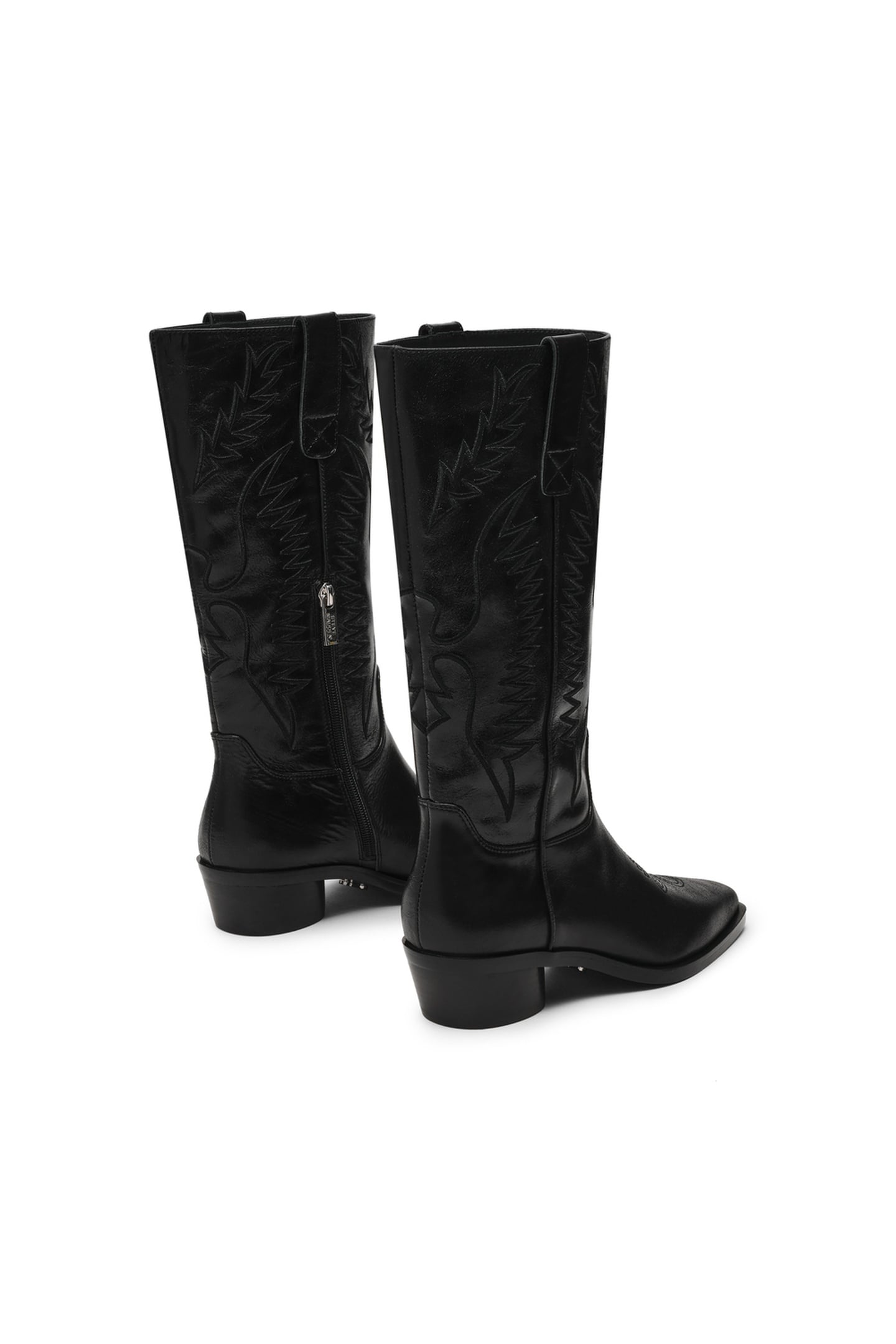 TREVI BOOTS BLACK LEATHER 2
