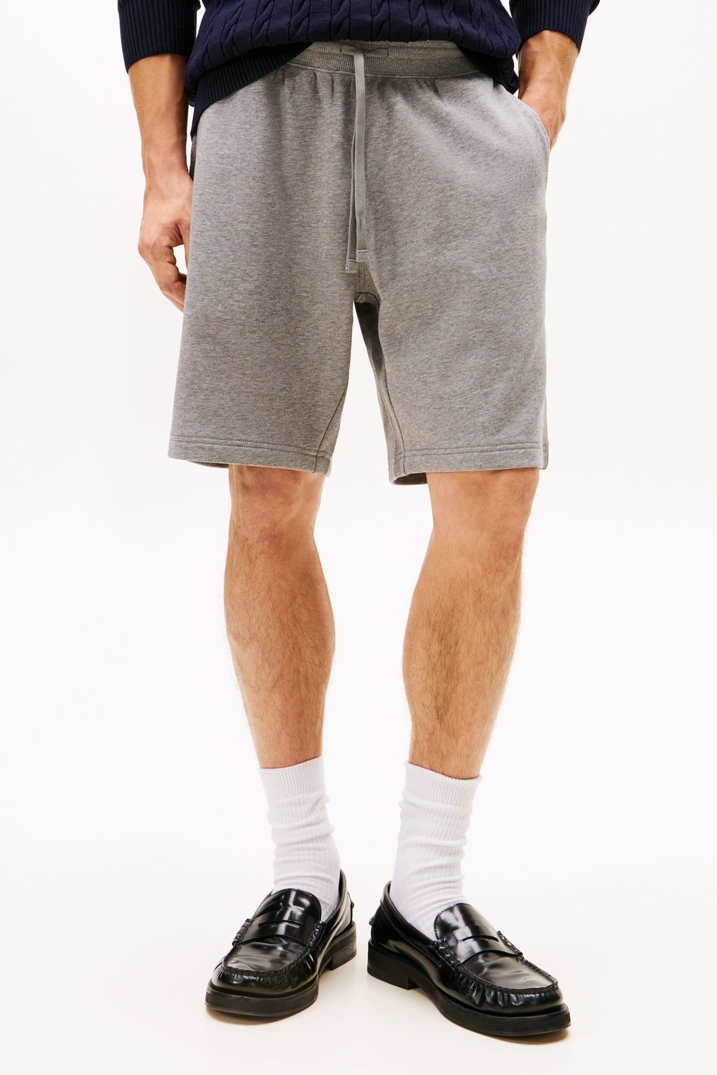 ESSENTIAL TERRY SWEATER MEDIUM GREY HEATHER 1