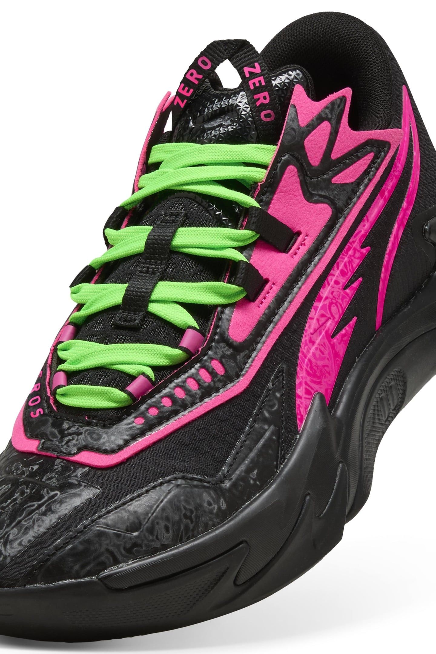 UNISEX SCOOT ZEROS II VN BLACK-FLURO PINK PES 5