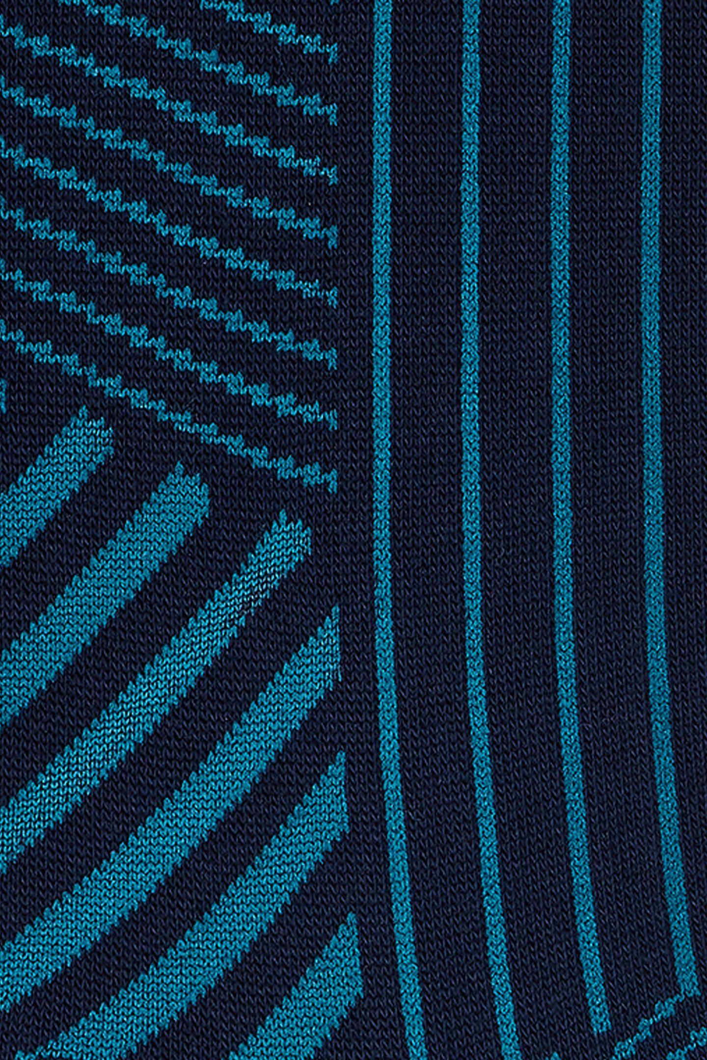 MEN SOCK GORDON STRIPE AW24 NAVY 3