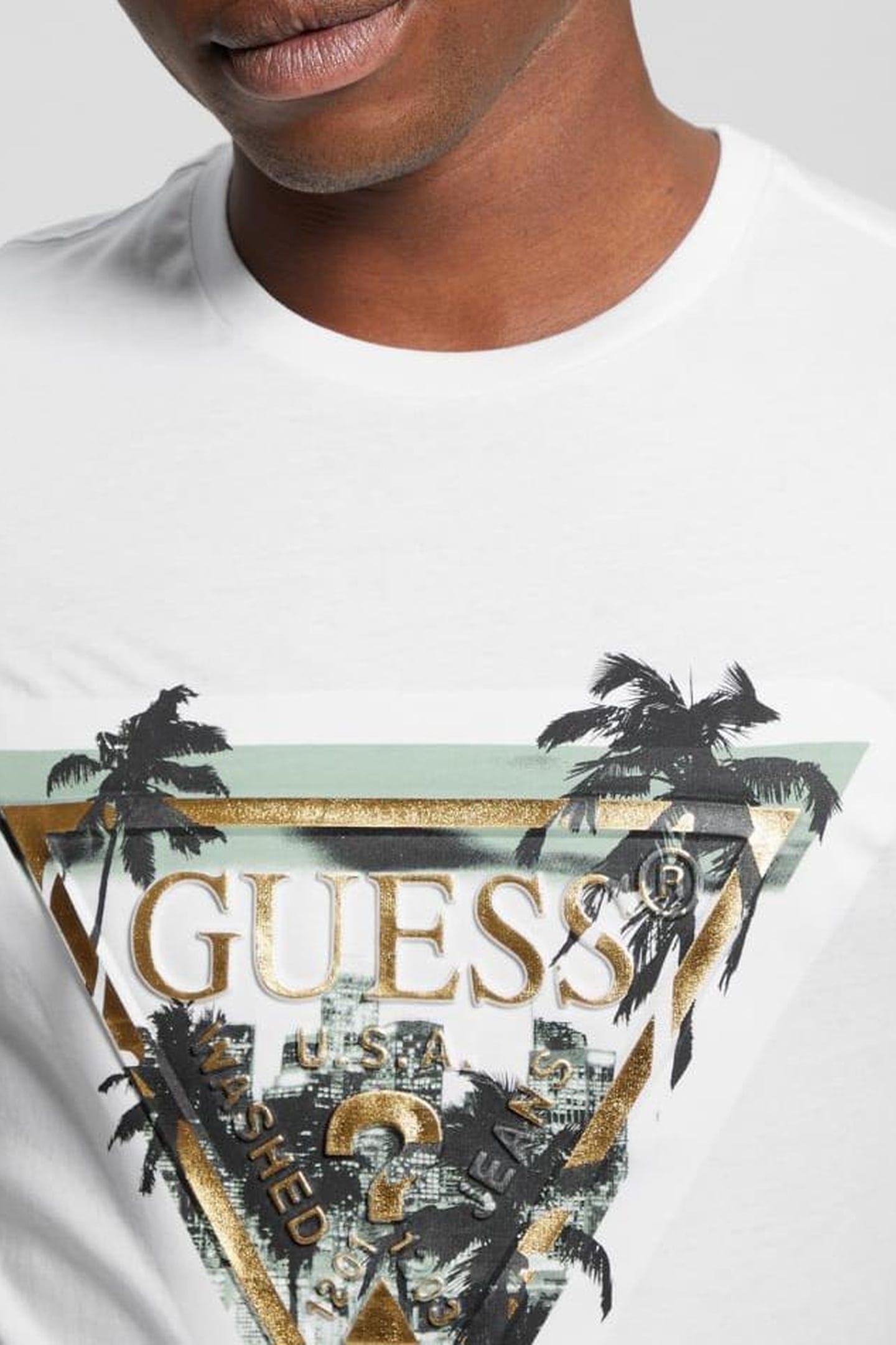 SS BSC GUESS EMBOSSE PURE WHITE 7