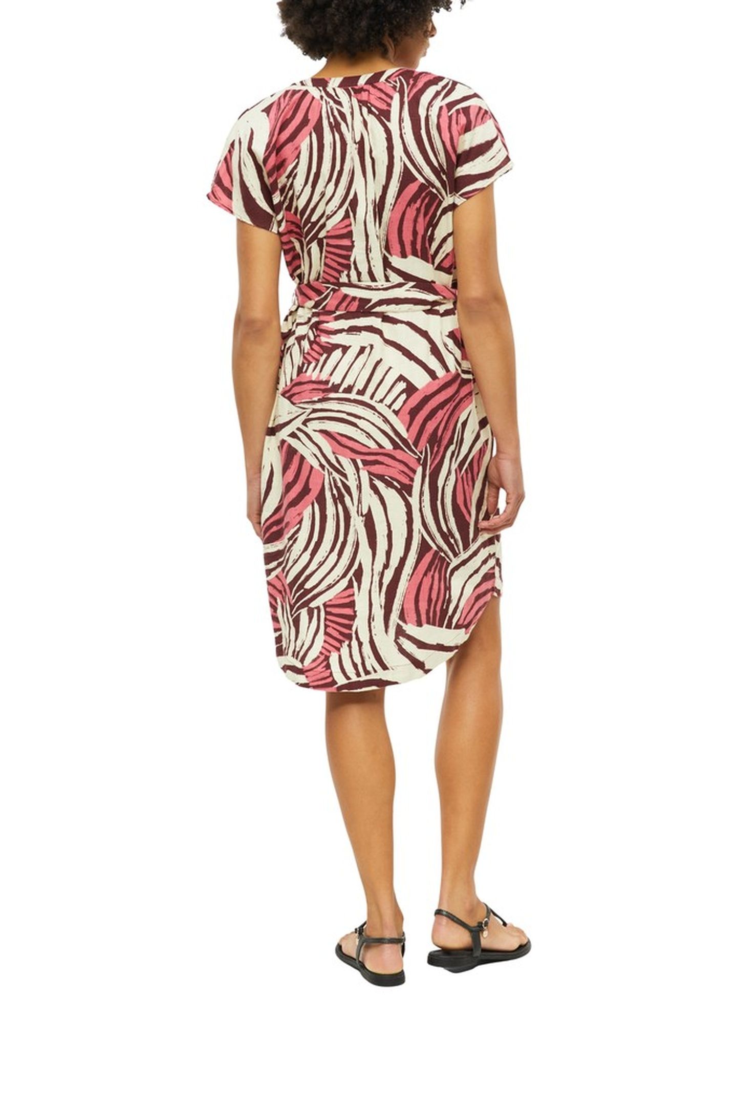 S.OLIVER DRESSES PINK BURGUNDY 2