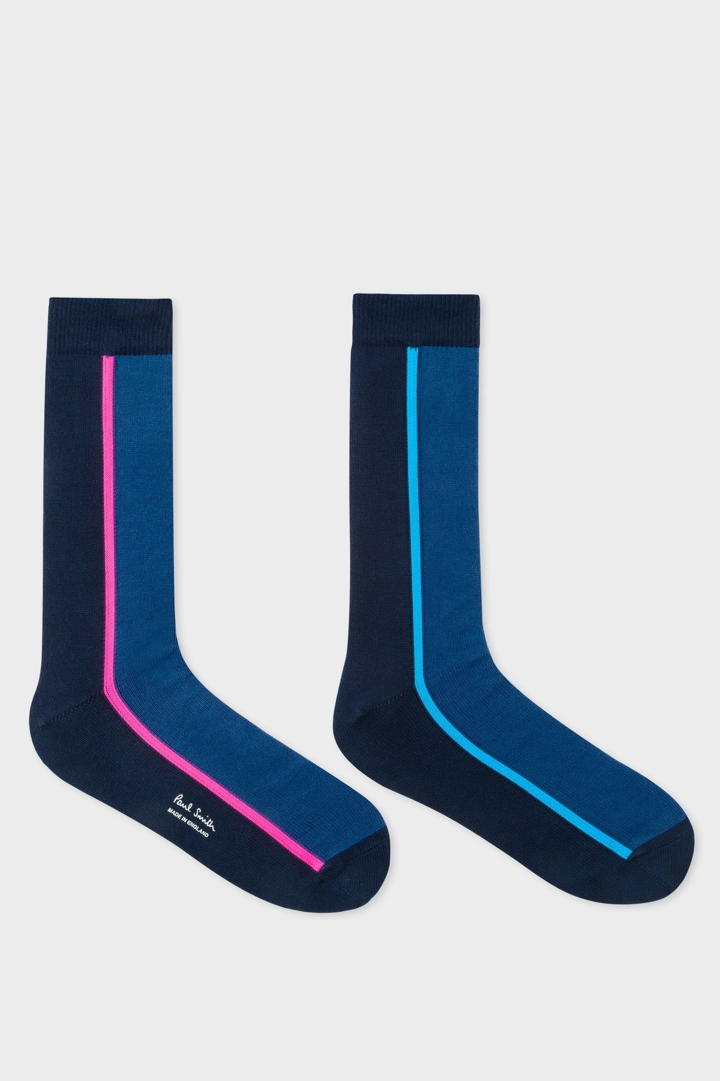 MEN SOCK SIDE VERTICAL NAVY 1