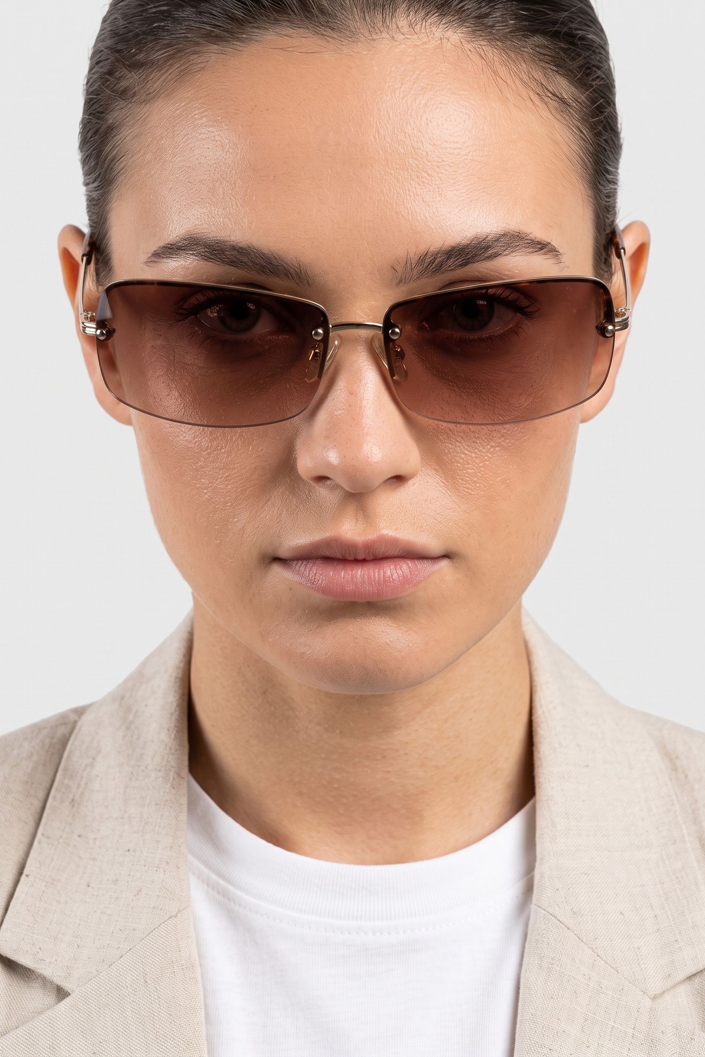 CHRISTA SUNGLASSES BROWN 2