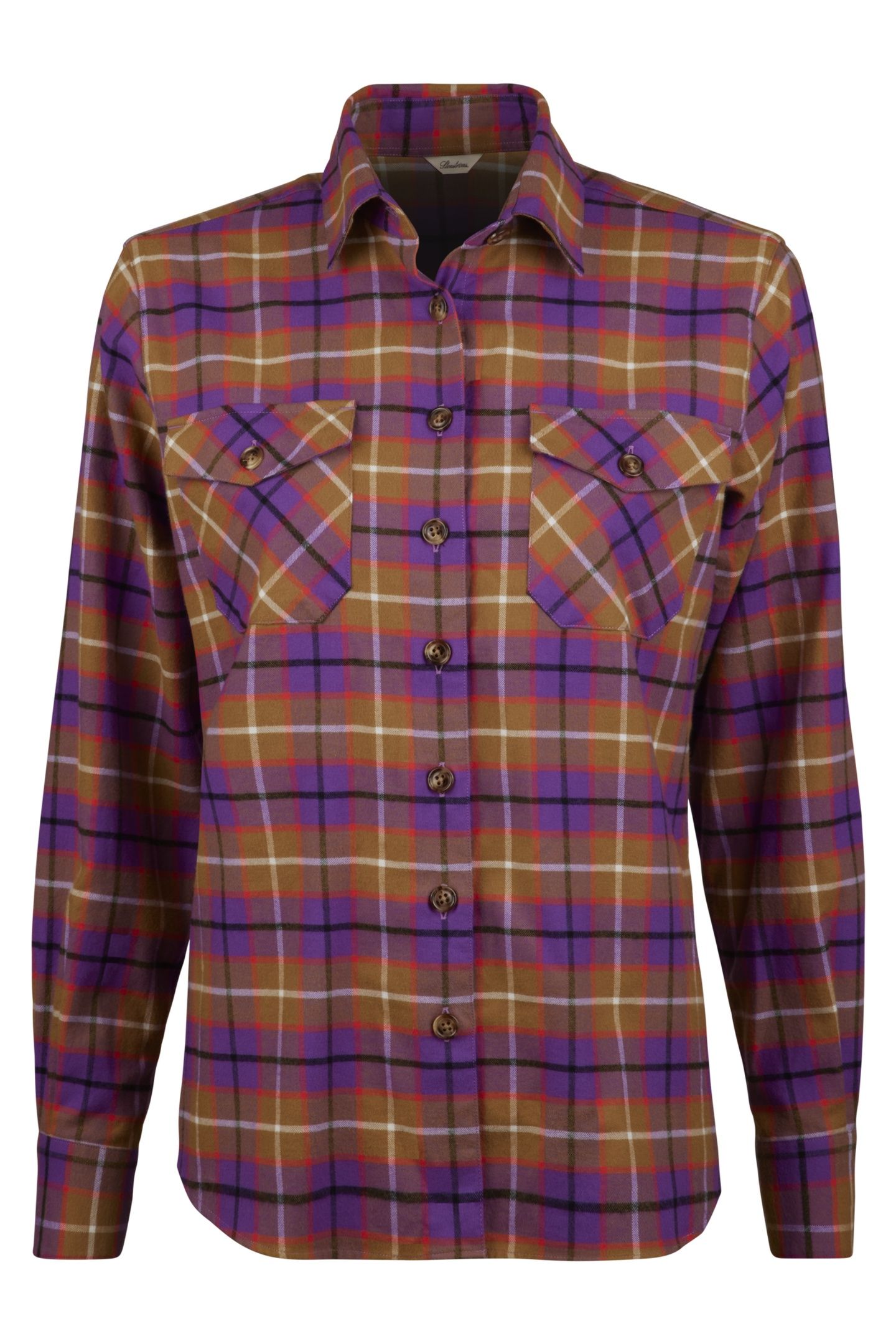 FELICE SHIRT PURPLE CHECK 1