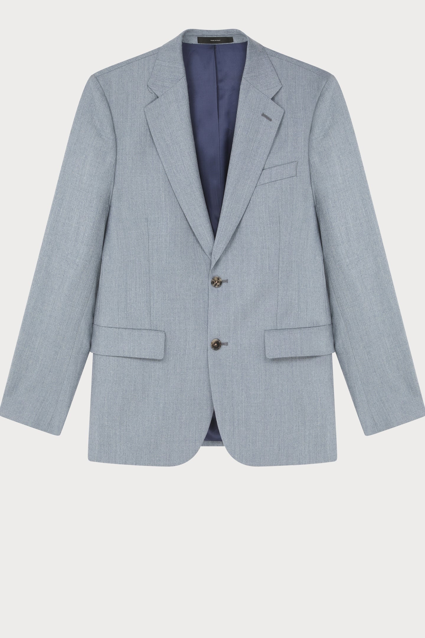 MENS TAILORED FIT 2 BUTTON JACKET LIGHT BLUE 1