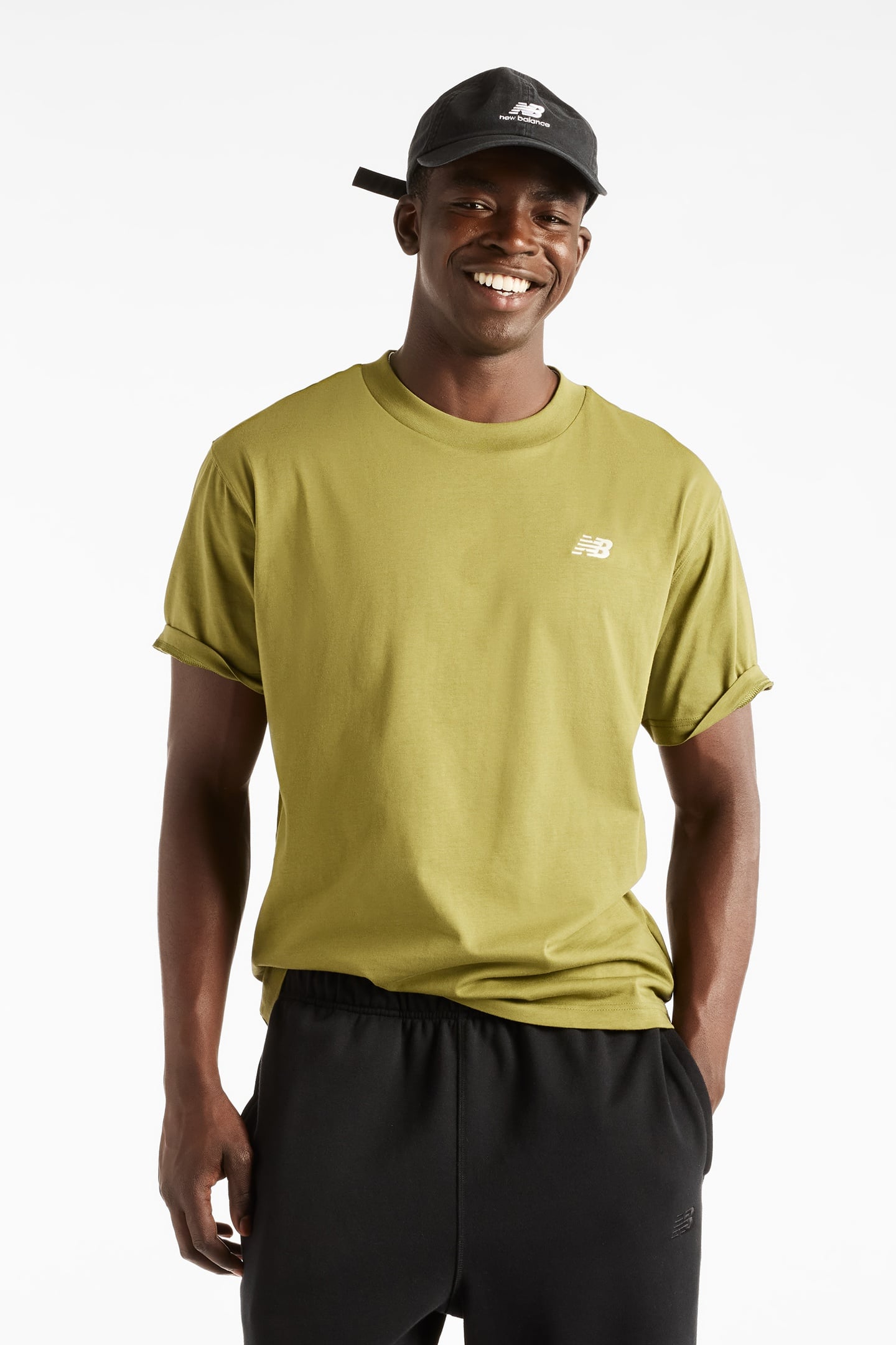 SPORT ESSENTIALS COTTON T-SHIRT SPORT GREEN 1