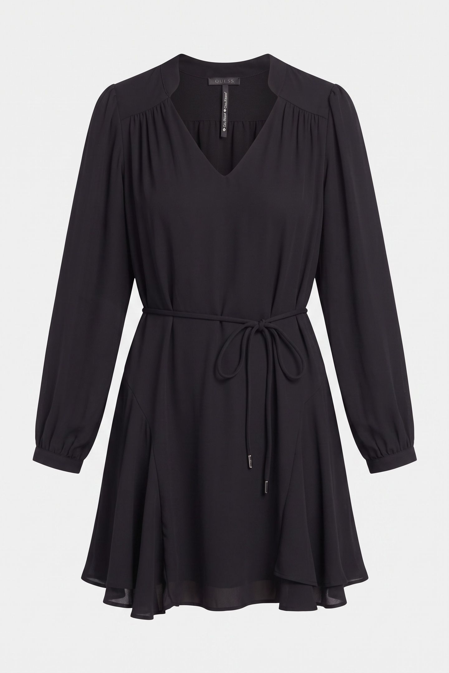 LS WANDA FLARE DRESS JET BLACK A996 3