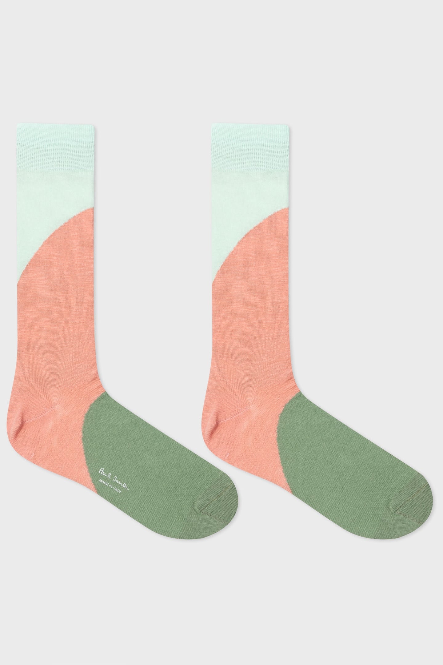 MEN SOCK FLO RAINBOW EMERALD GREEN 2