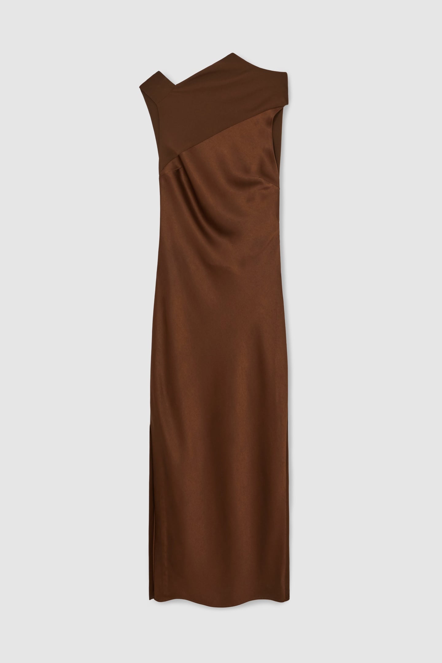 BACK DETAIL MIDI DRESS BRONZE 4