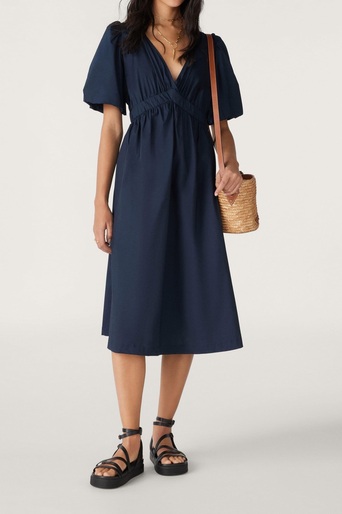 MID-LENGTH DRESS BLUENUIT 1