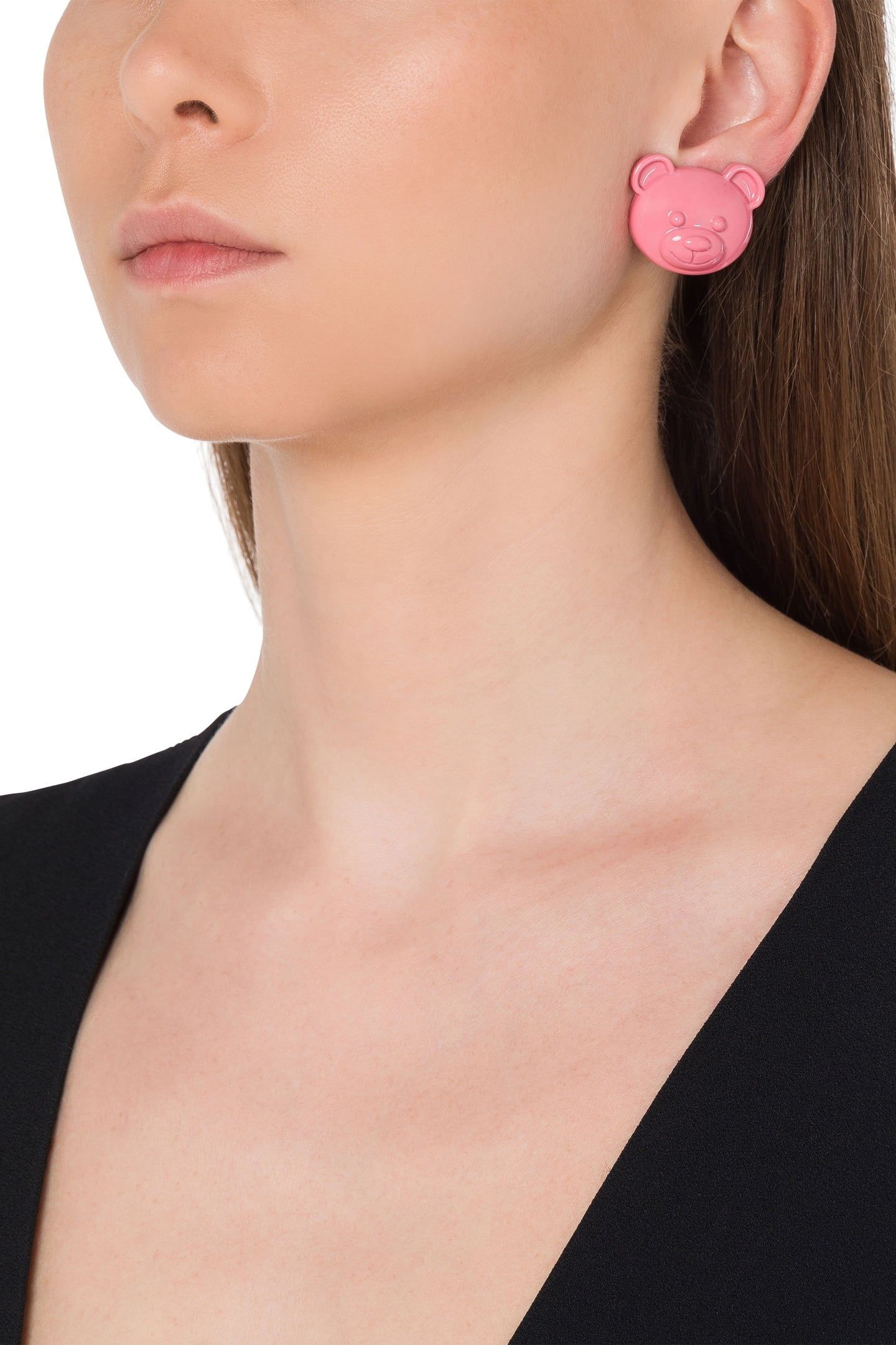 MOSCHINO TEDDY BEAR CLIP EARRINGS GOLD 4