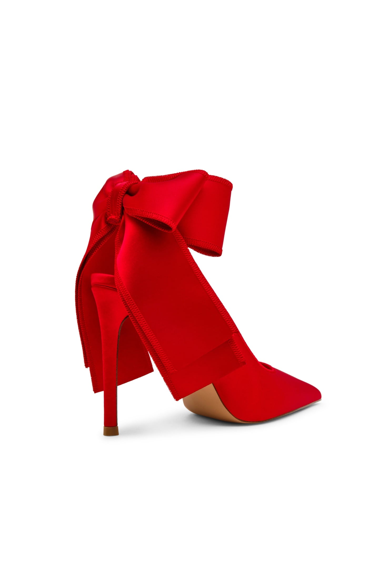 TEACUP PUMPS RED SATIN 3