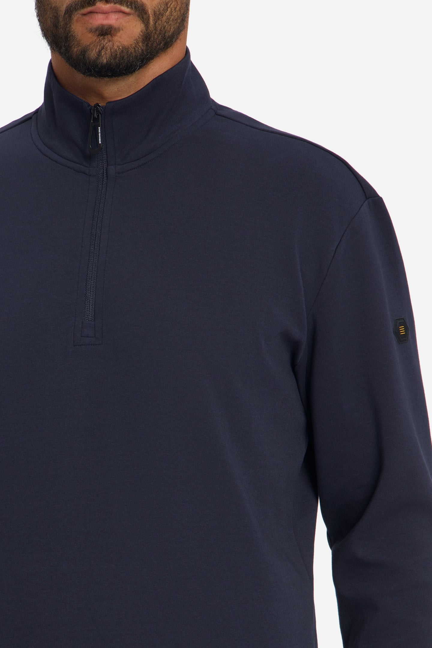 SWEATER HALF ZIP DARK NIGHT 7