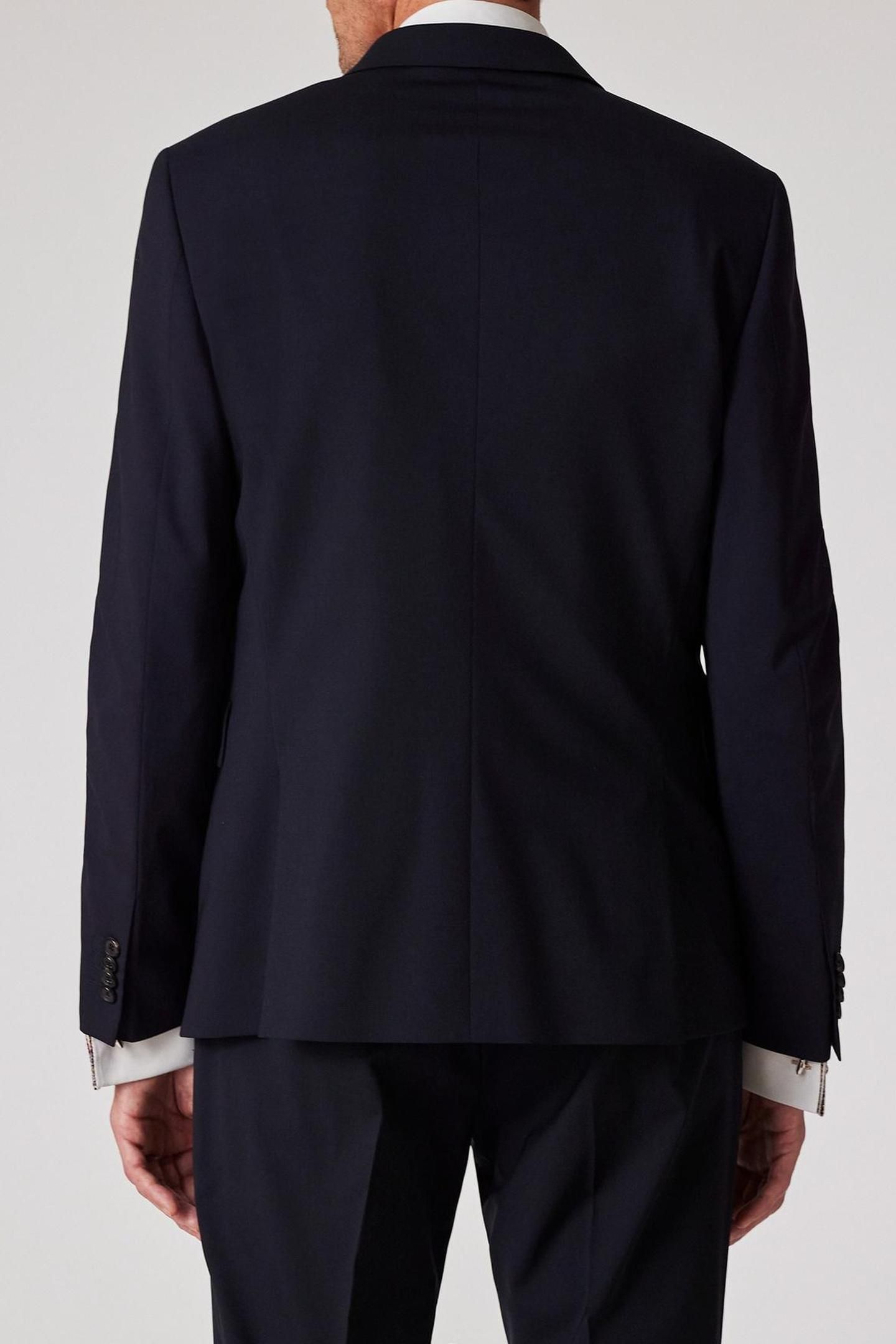 MENS SLIM FIT 2 BUTTON SUIT VERY DARK NAVY 7