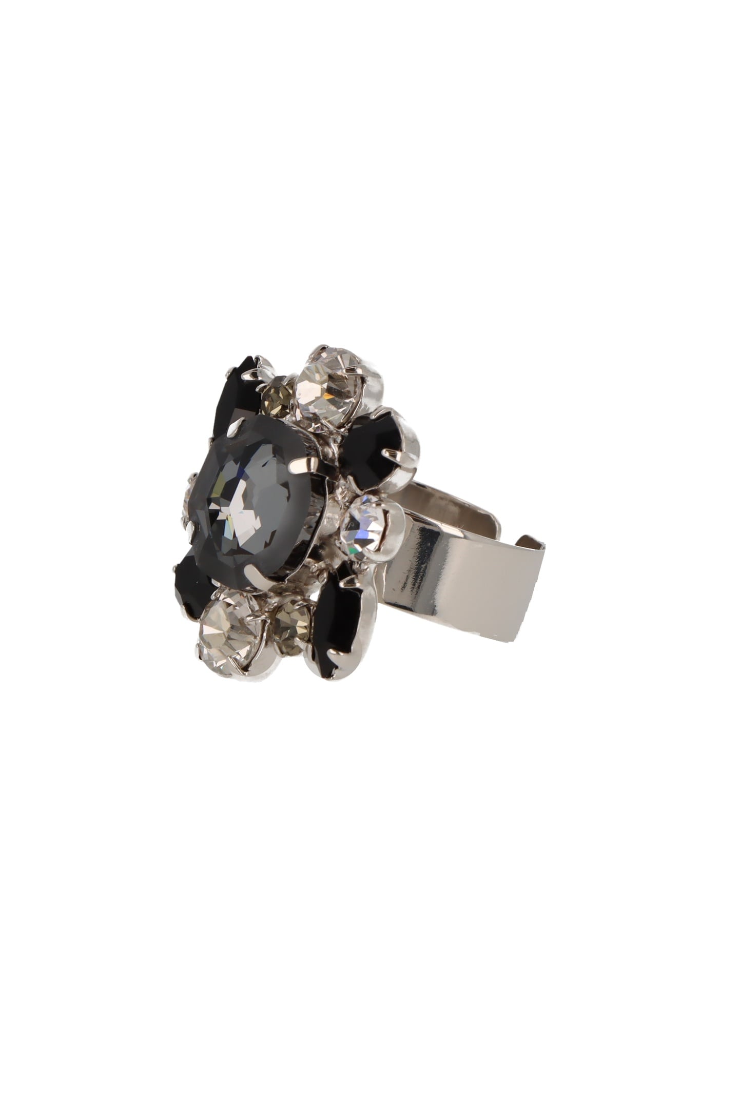 LALIQUE RING GREY BLACK, GREY 3