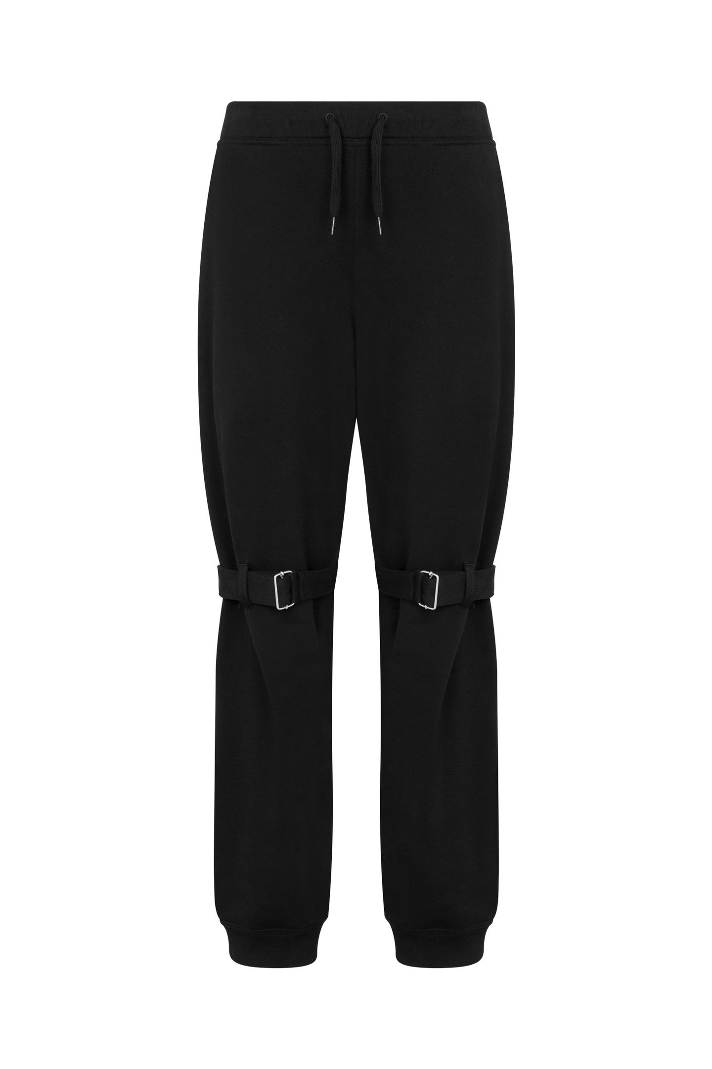FLEECE JOGGING BIKER DETAILS BLACK 3