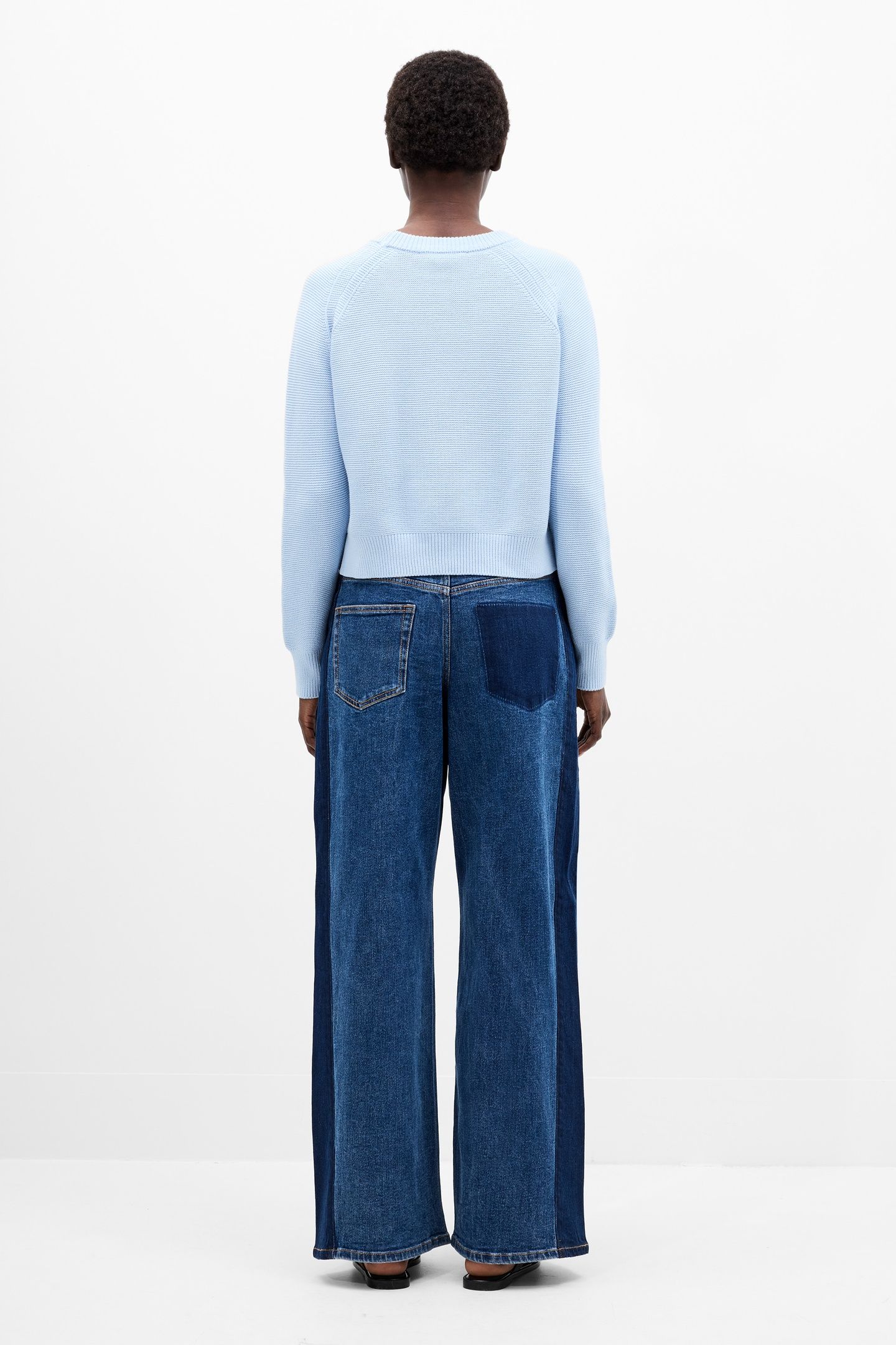 LILY MOZART CREW NK JUMPER ARCTIC BLUE ARCTIC BLUE 2
