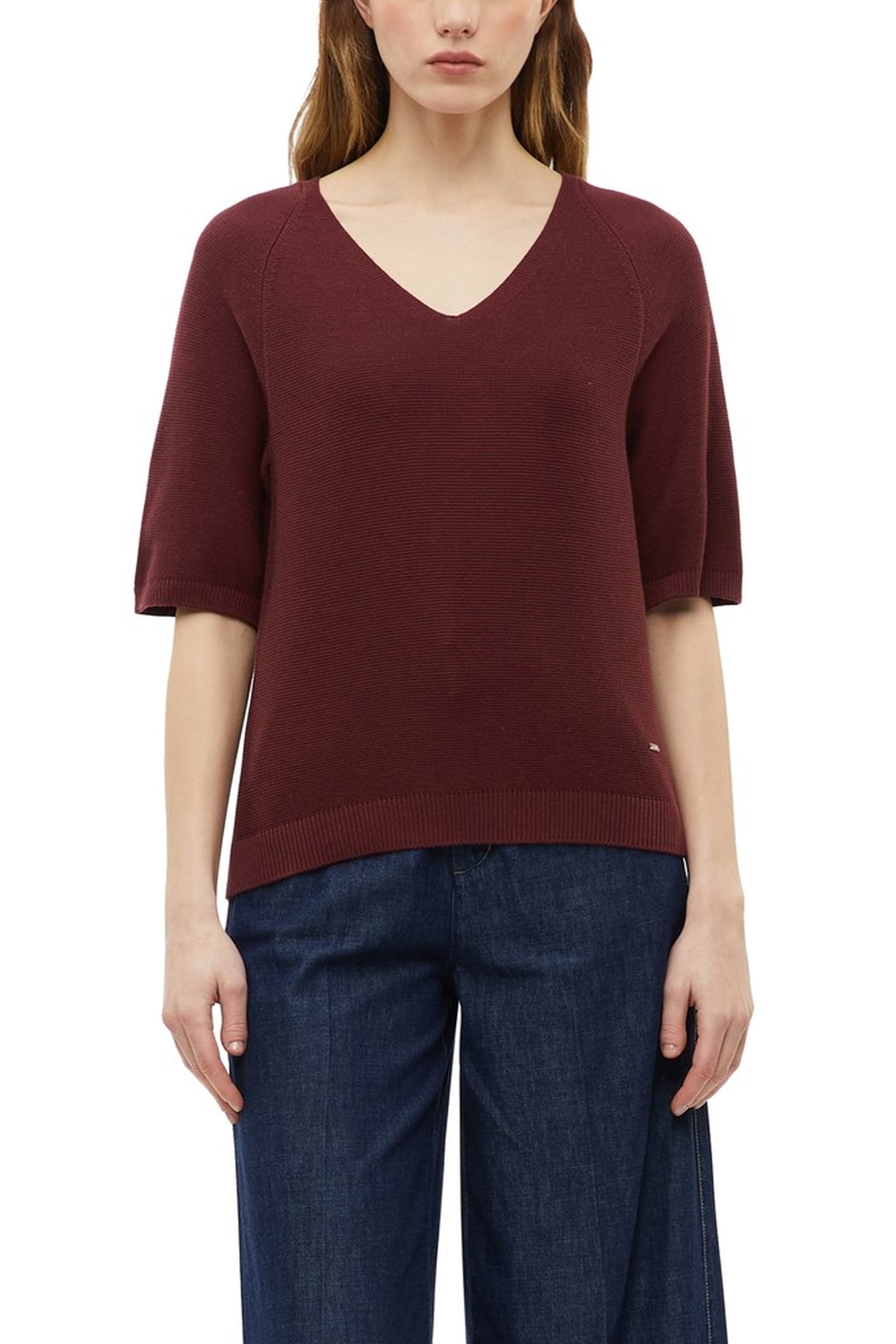 S.OLIVER PULLOVER BURGUNDY 1
