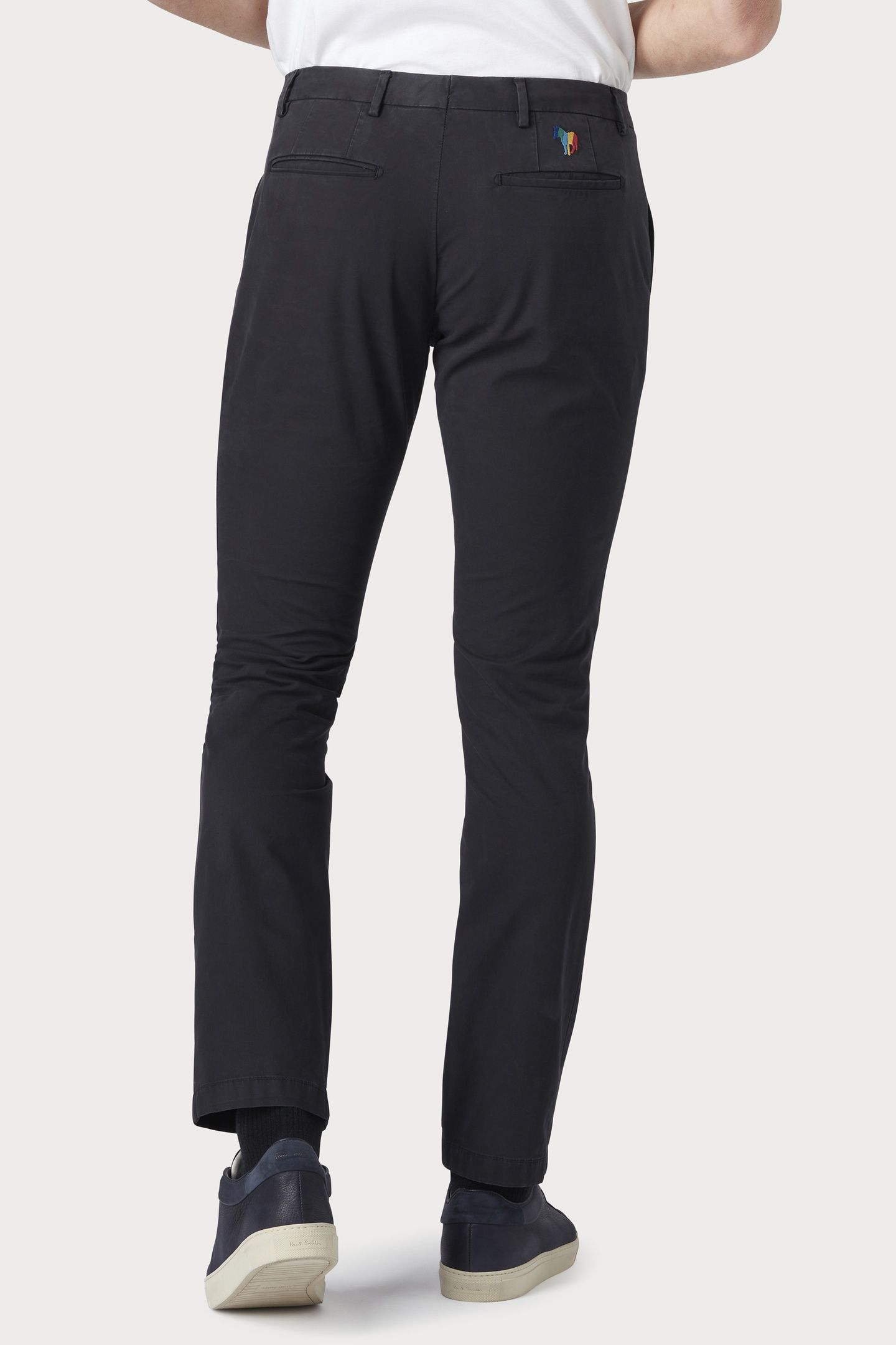 MENS SLIM FIT CLEAN CHINO BS ZEB BLACK 2