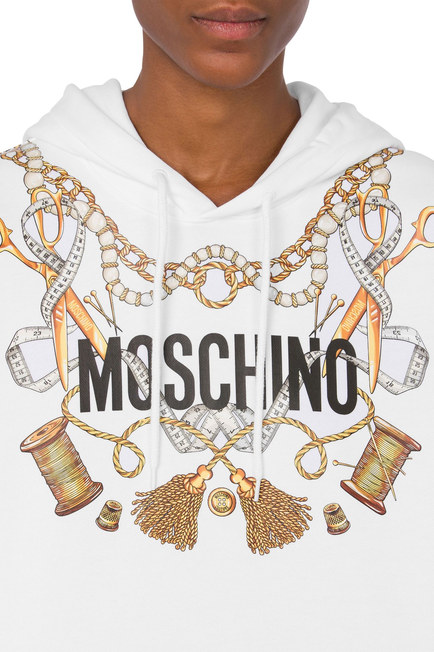 SARTORIAL PRINT HOODIE WHITE 4