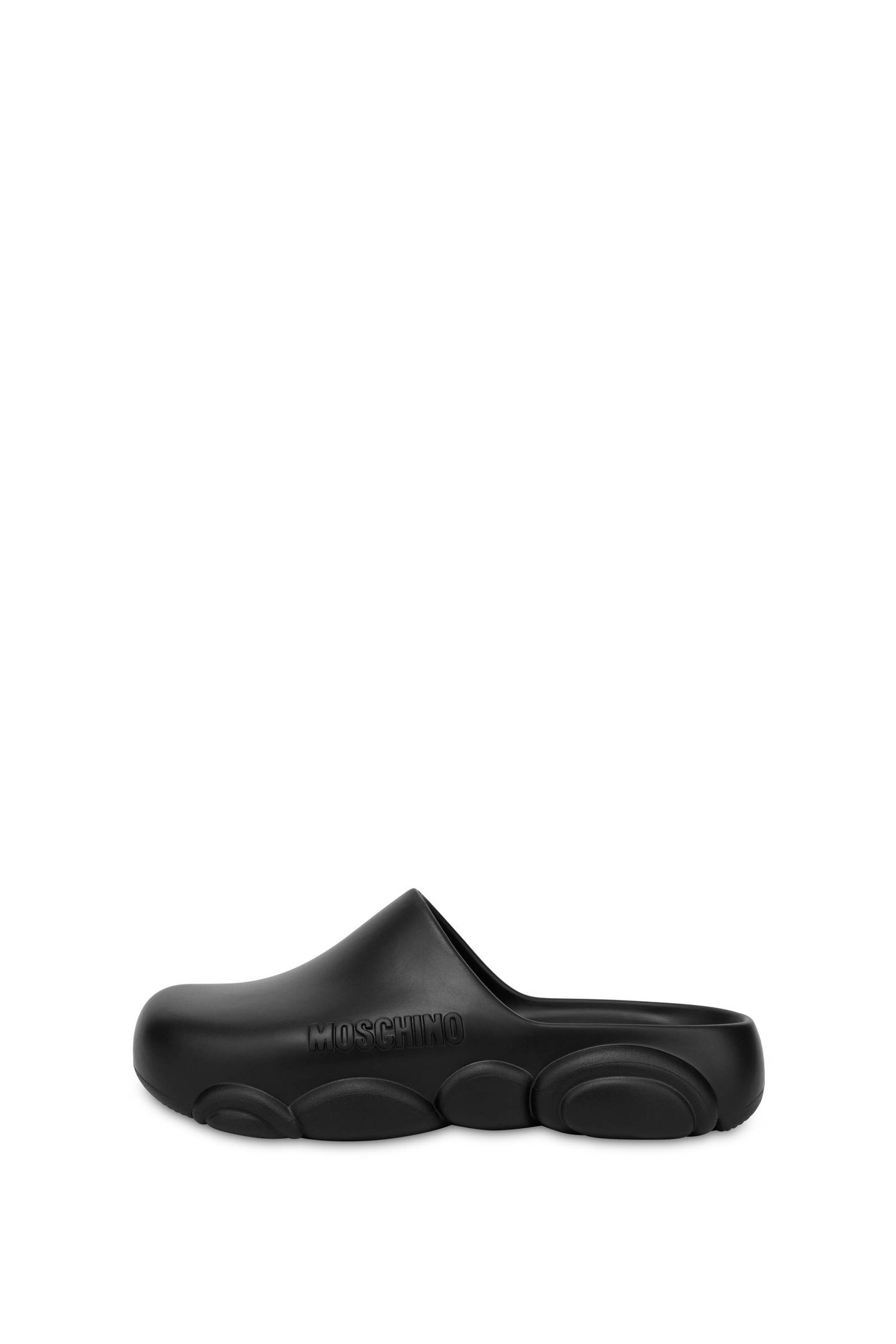 TEDDY SOLE RUBBER MULE BLACK 1