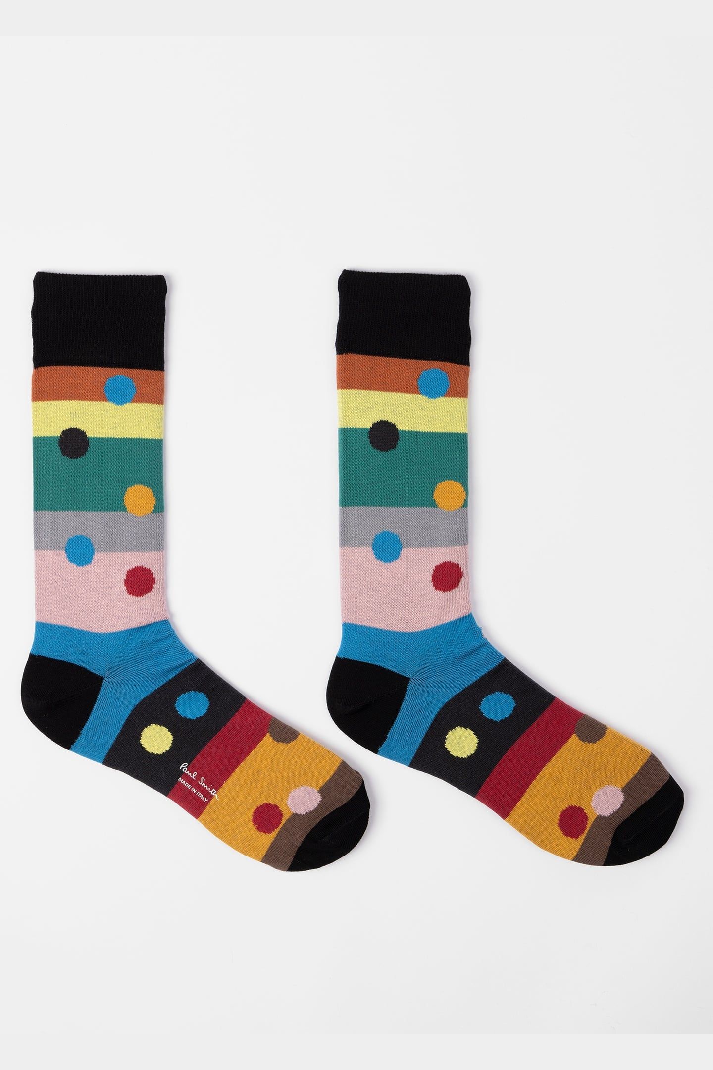 MEN SOCK ENRIQUE STRIPE BLACK 2