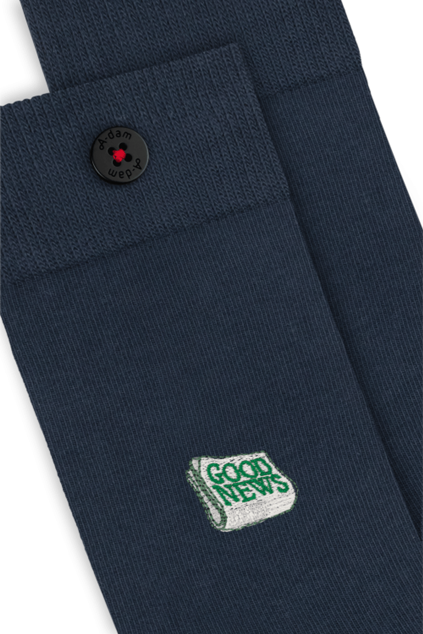A-DAM 3-PACK CASUAL SOCKS NAVY GOOD NEWS NAVY 3