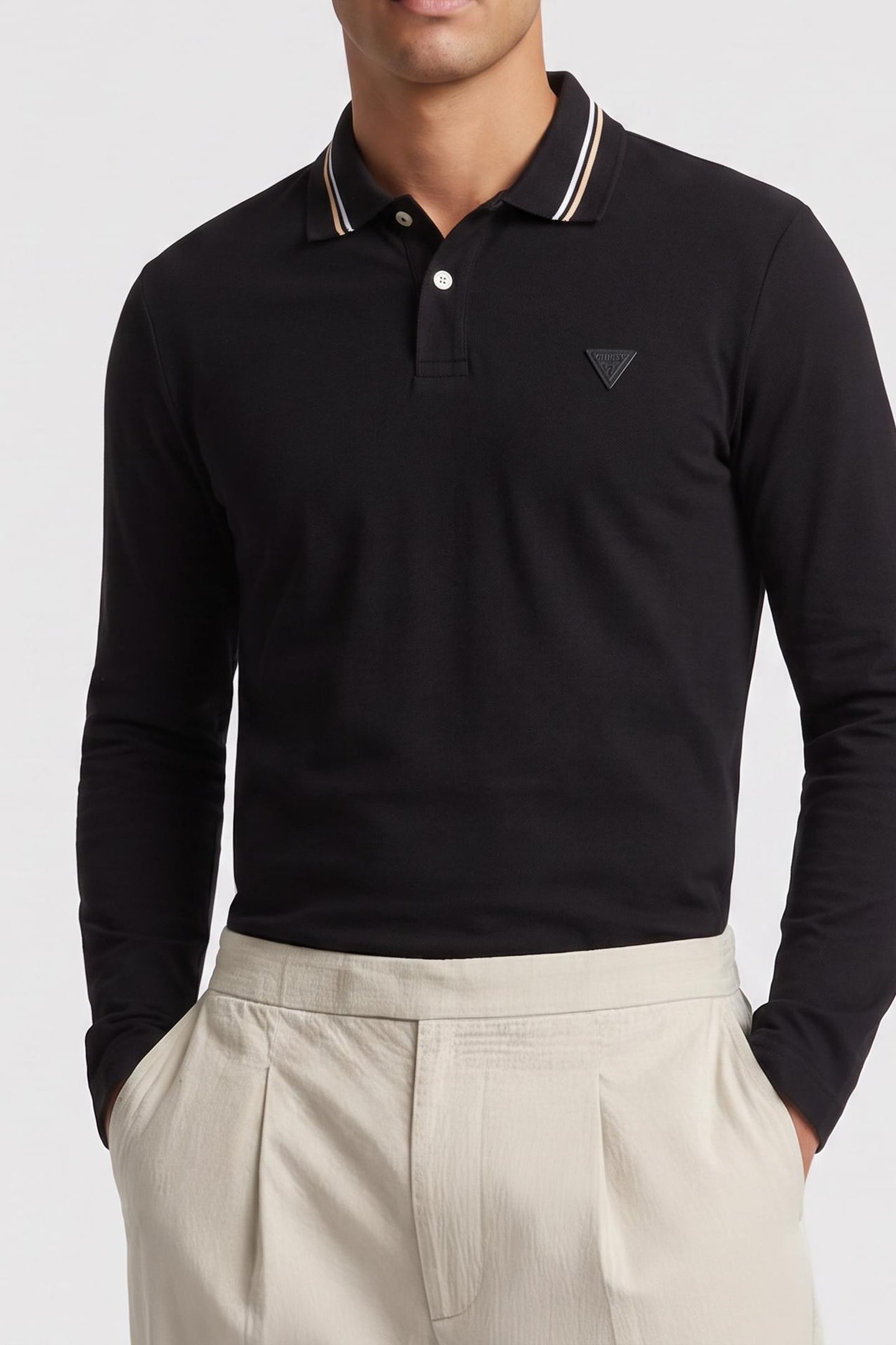 OLIVER LS POLO JET BLACK A996 1