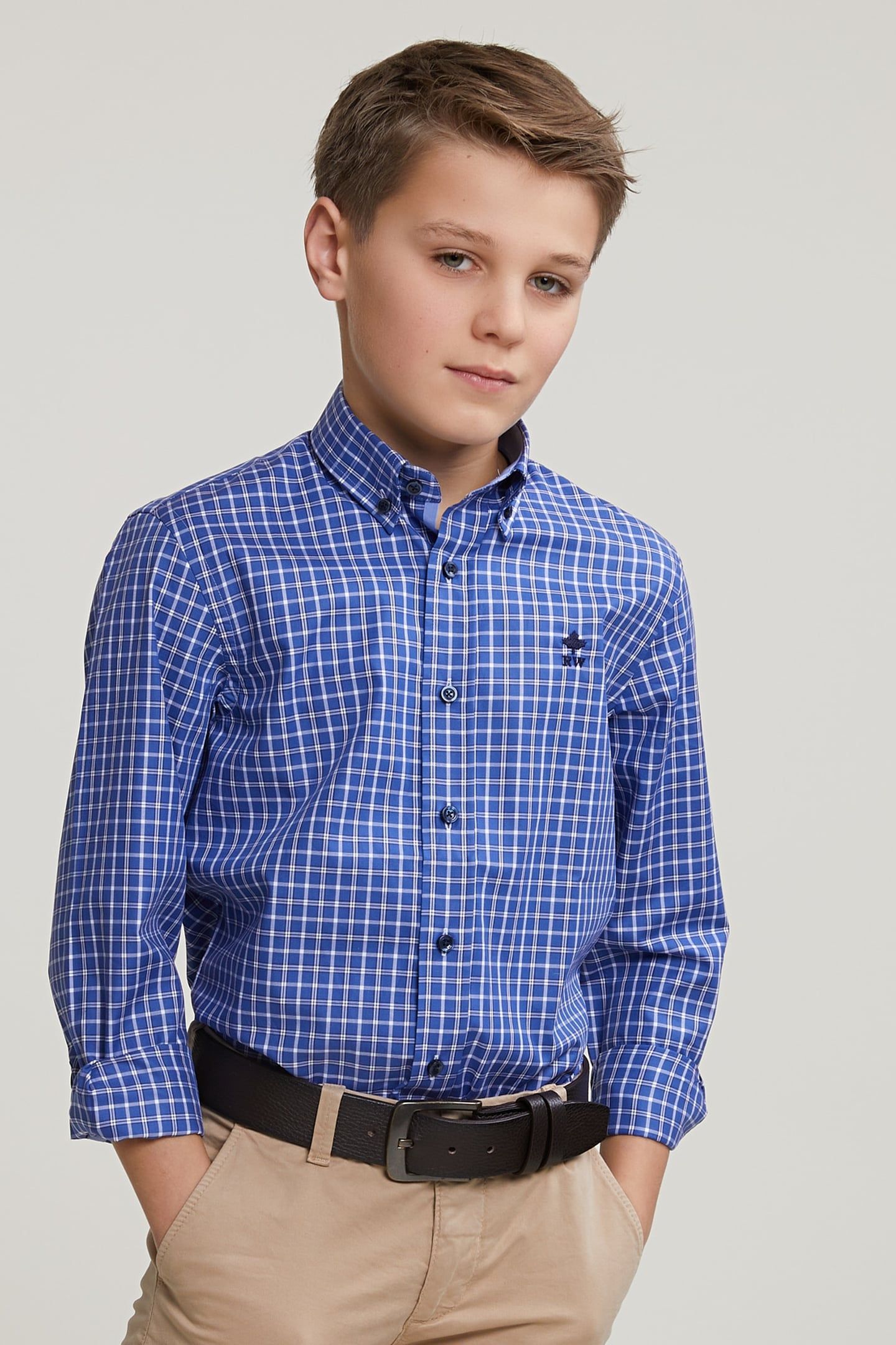 CF LS BROOKLYN BD CLR SHIRT BLUE 1