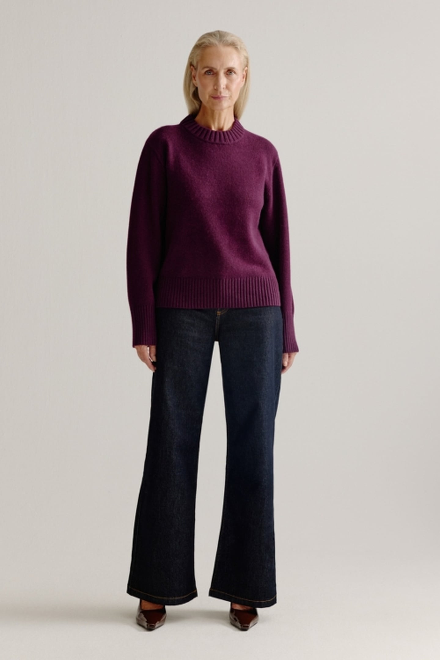 LENTE SWEATER BORDEAUX 1