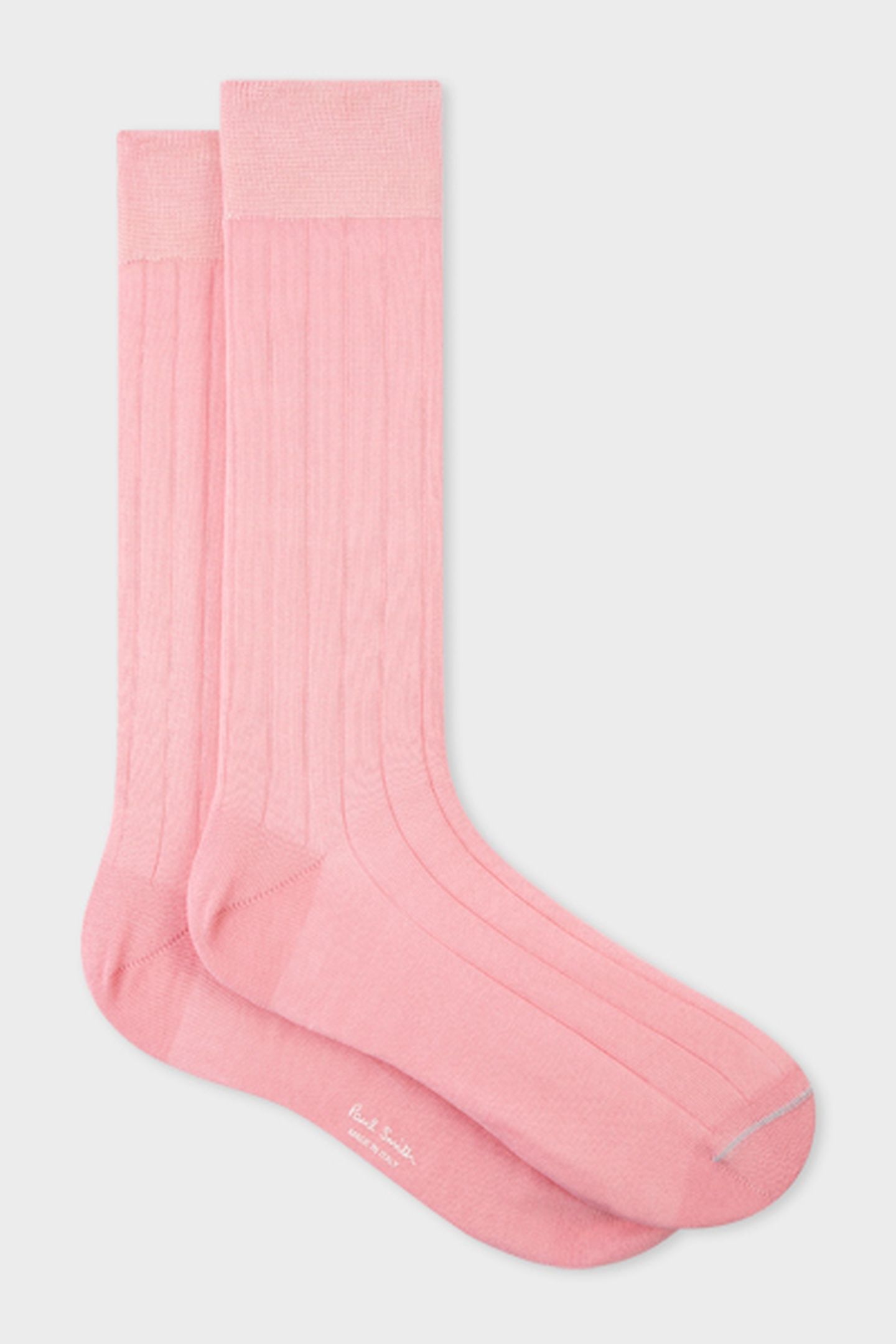 MEN SOCK RIB PLAIN PINK 3
