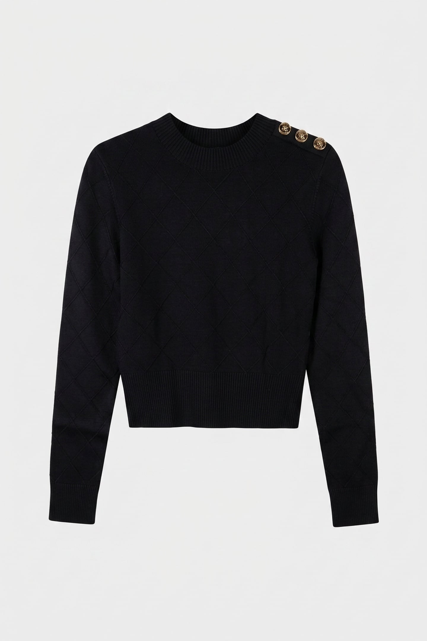 MILEY LS TOP SWTR JET BLACK A996 3