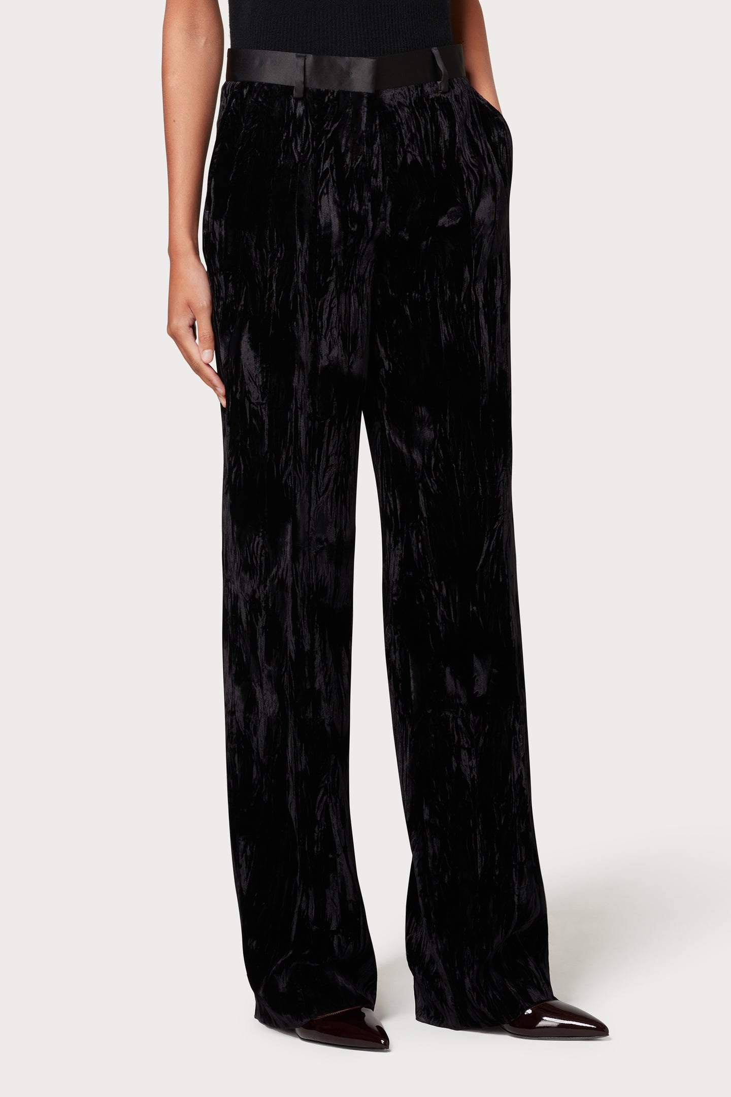 WOMENS TROUSERS DARK VIOLET 1