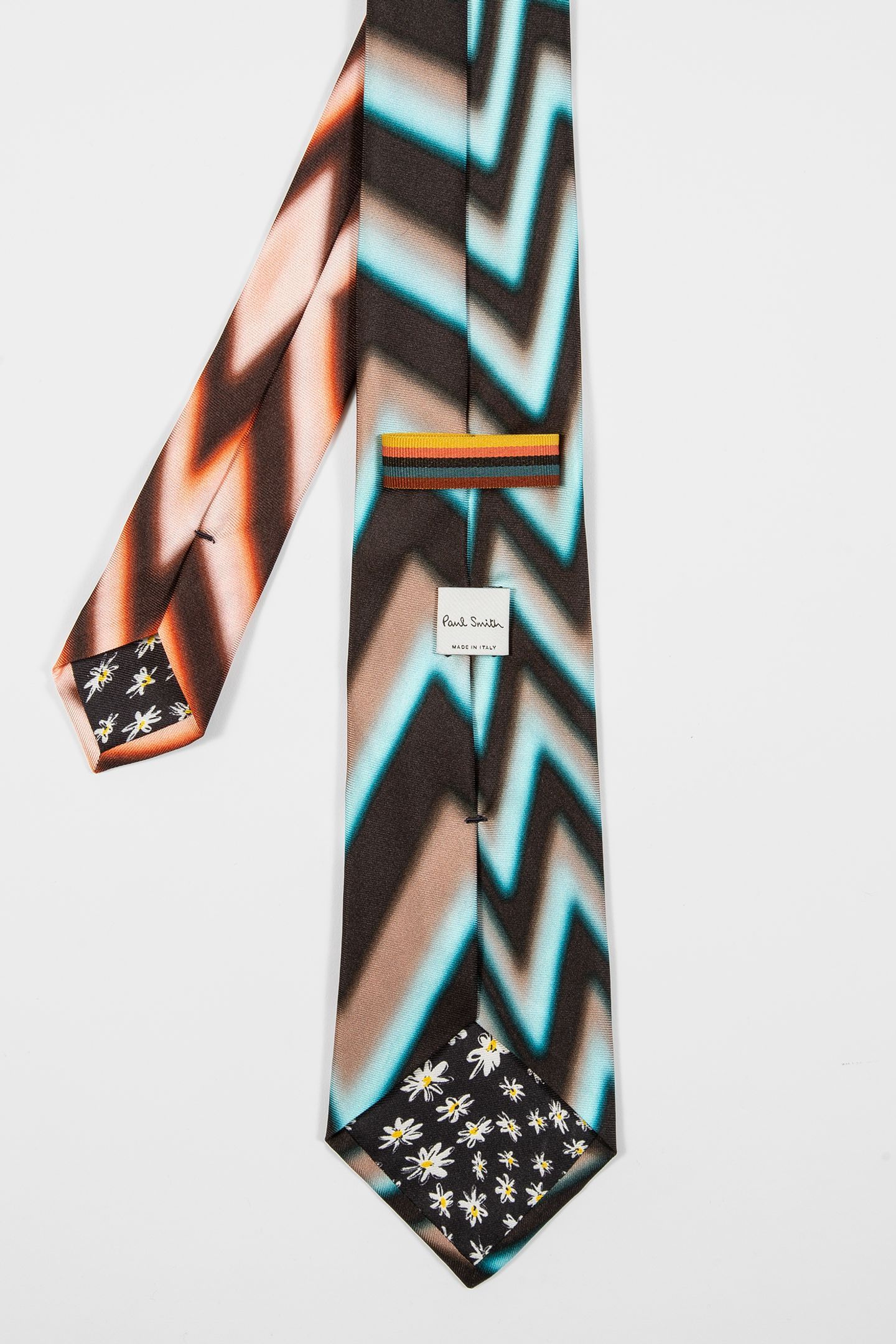 MEN TIE ZIGZAG LIGHT BLUE 4