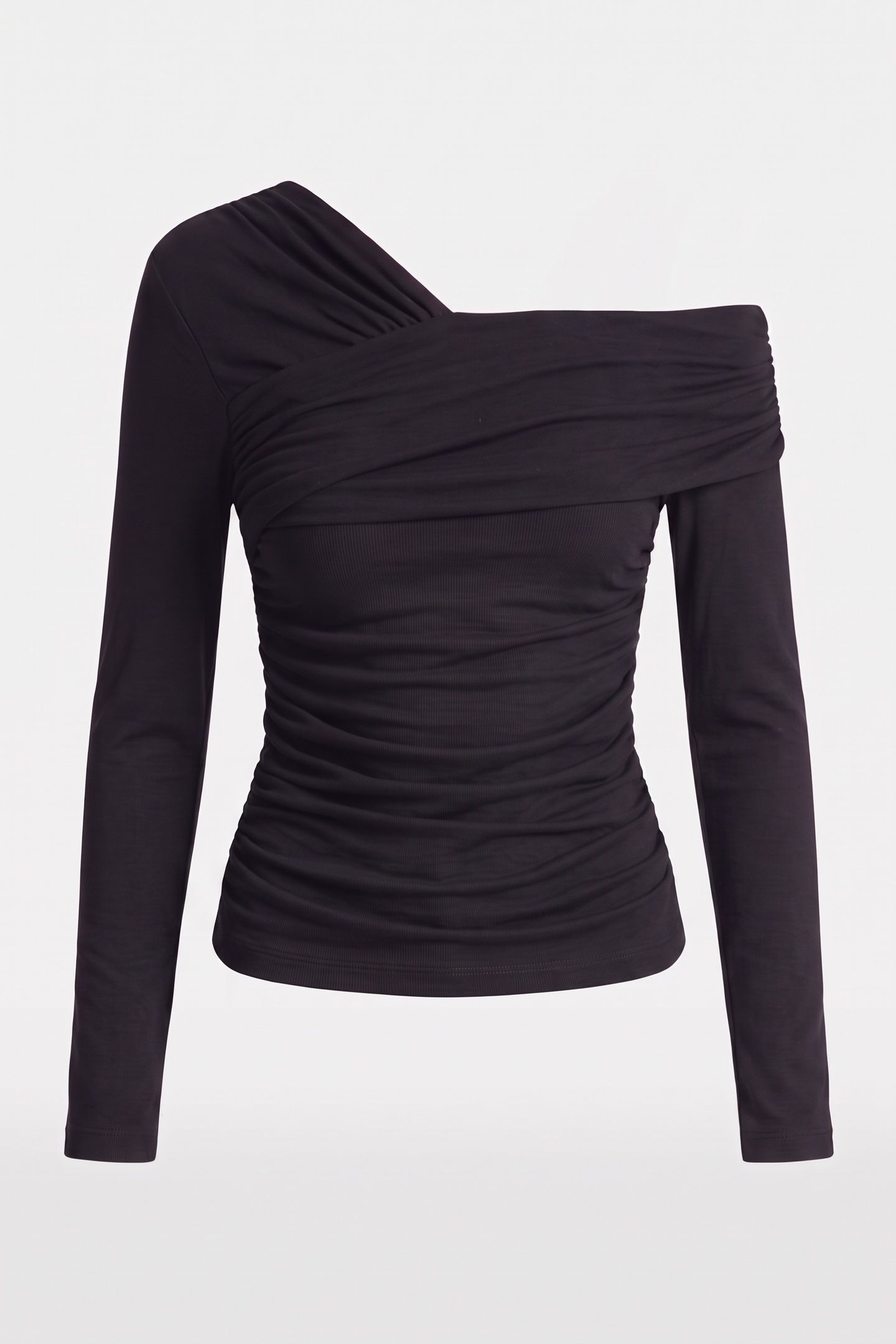 ASTRID ASYMETRIC DRA JET BLACK A996 3