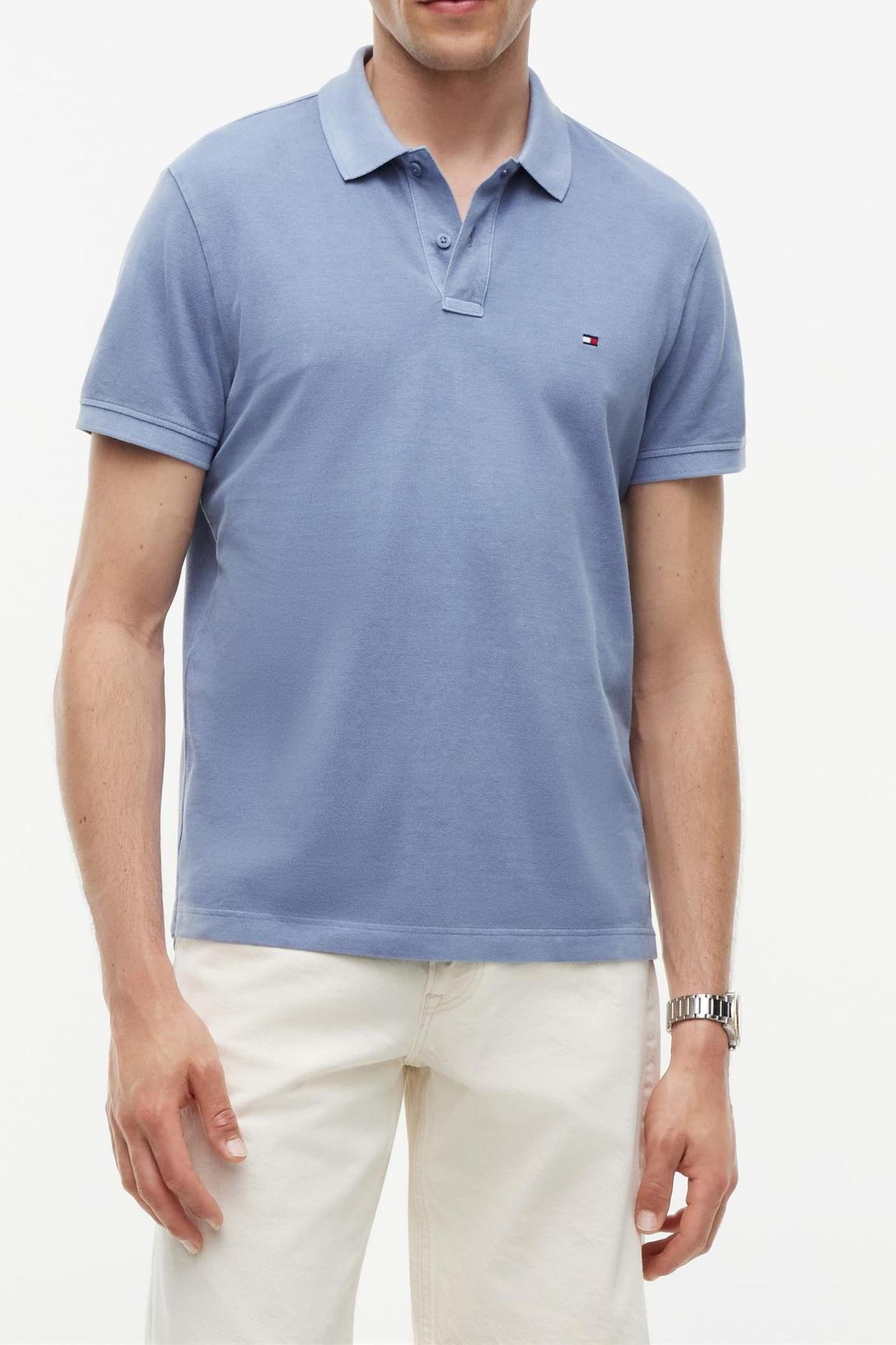 GARMENT DYE REGULAR POLO BRISK BLUE 1