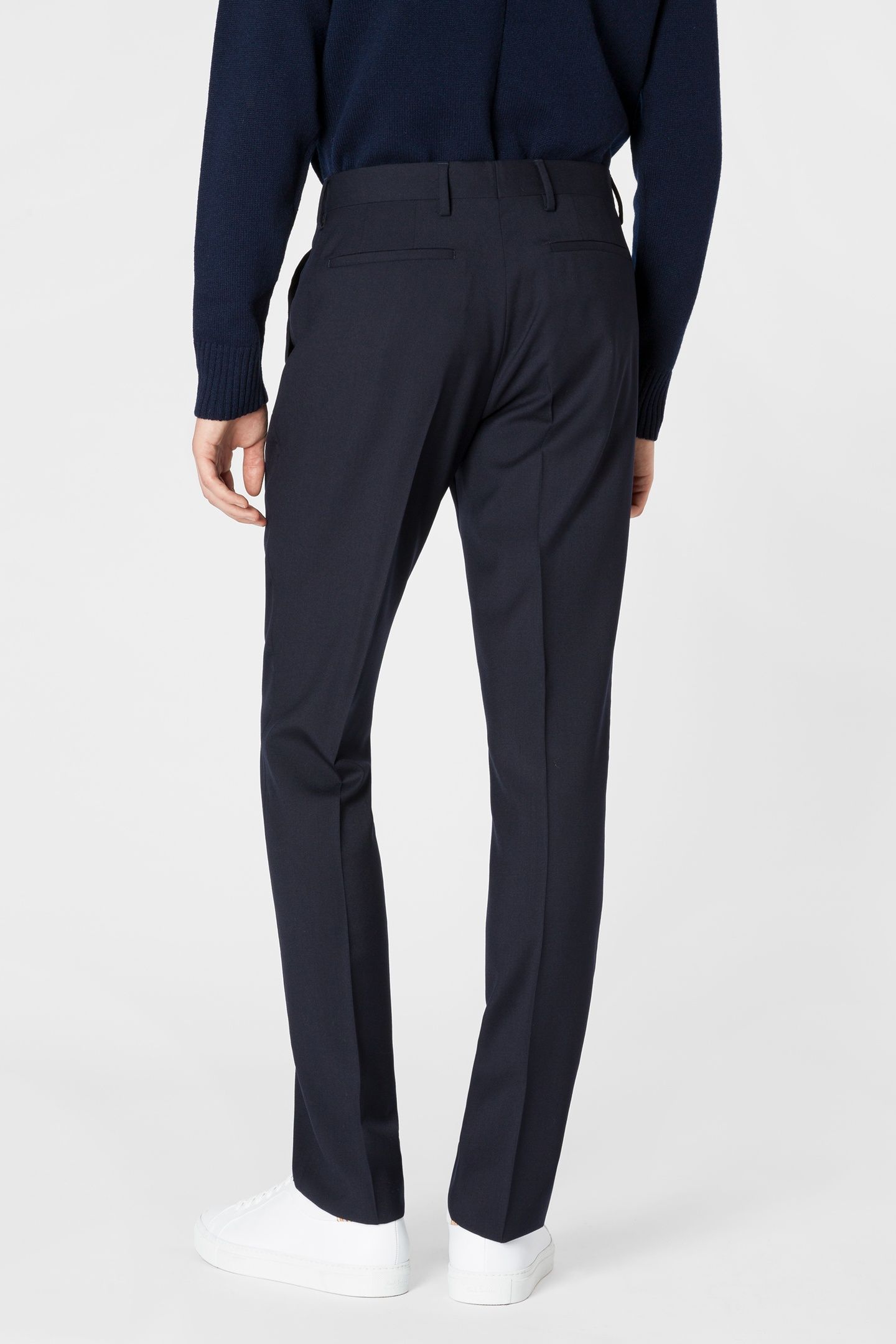 GENTS SLIM FIT TROUSER VERY DARK NAVY 2