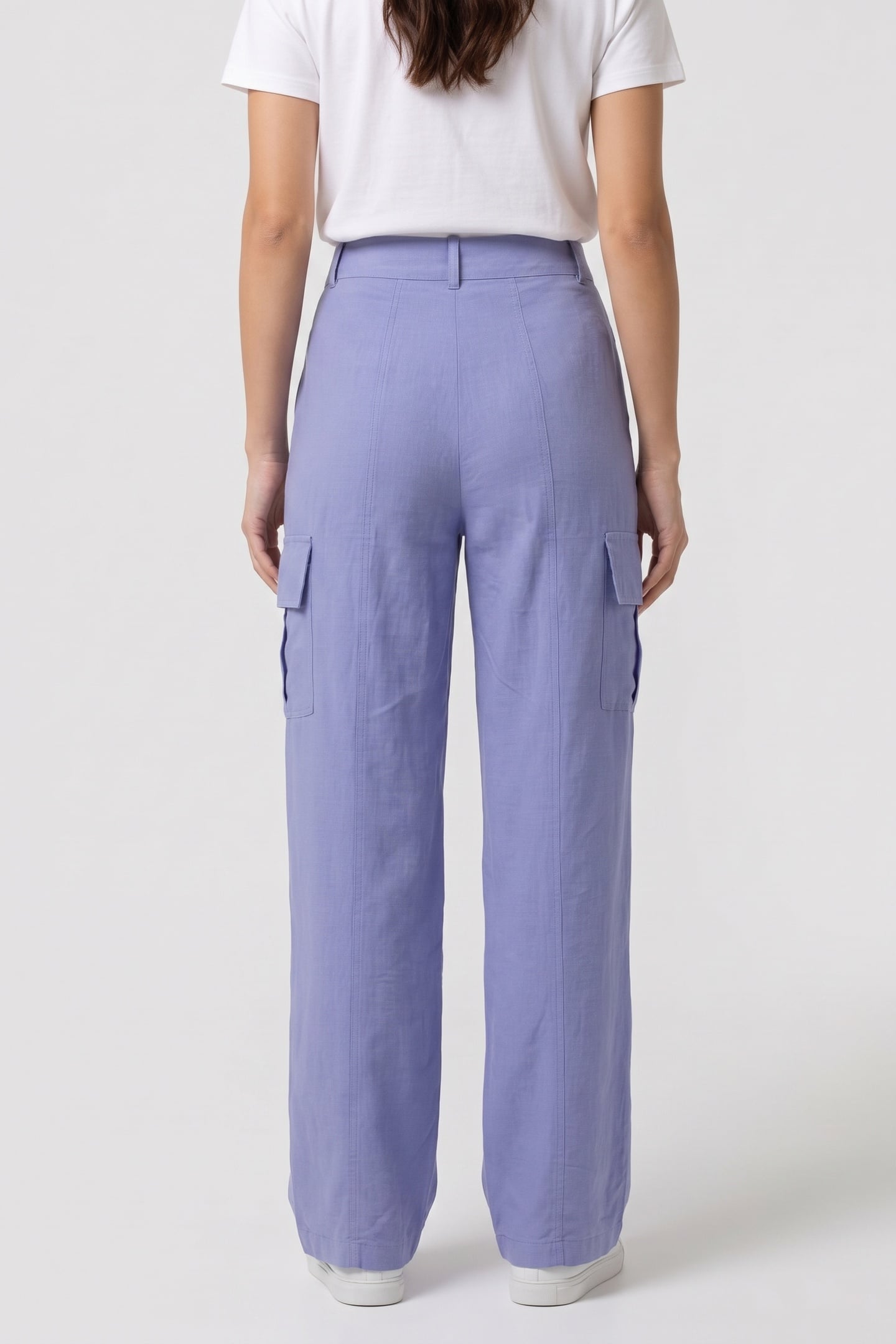 LA JUDE CARGO TROUSER BLUE 2