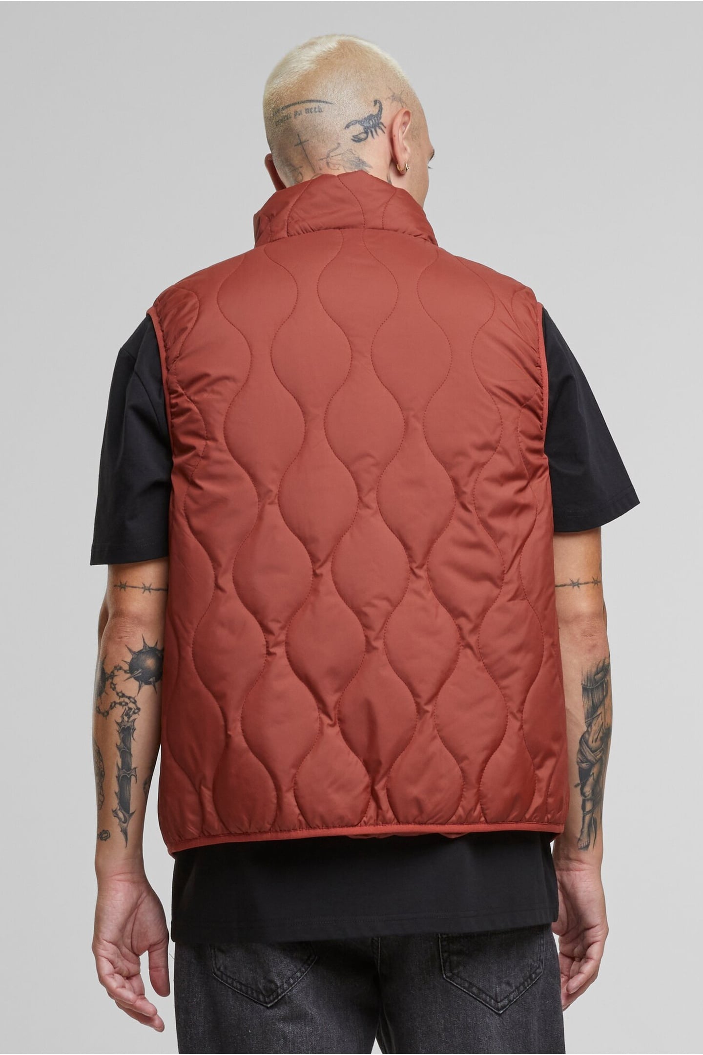 MENS SUPER LIGHT BUBBLE VEST DARKRUST 2
